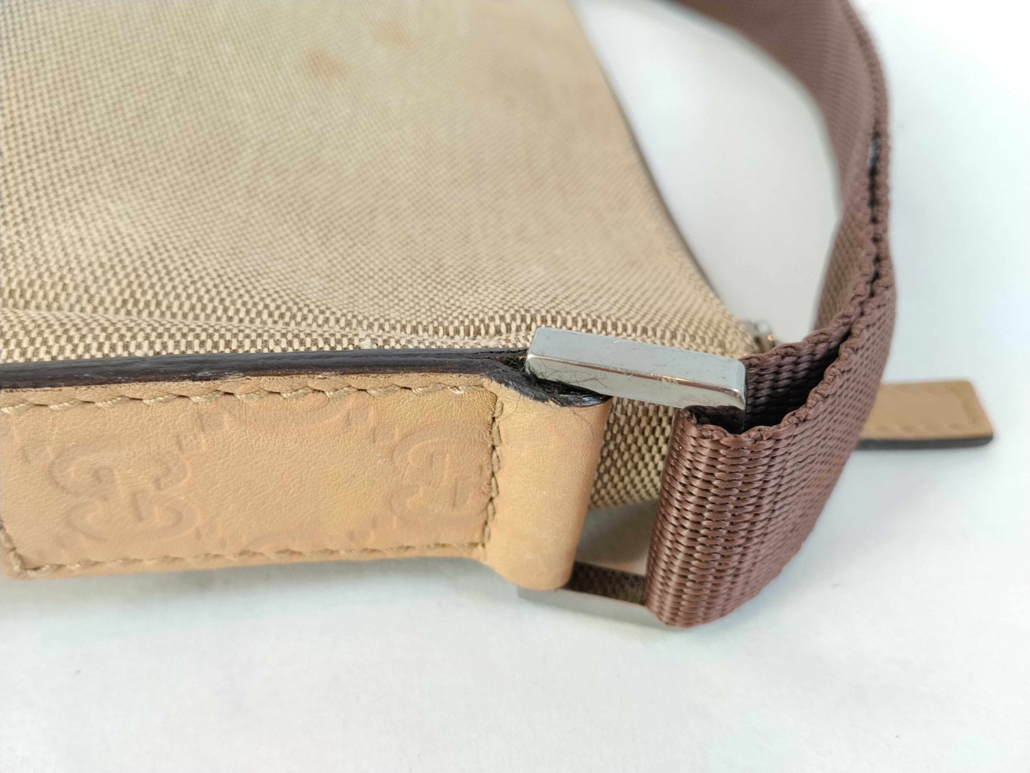Shoulder Bag GG Simma Beige Canvas Shoulder Bag — view 5