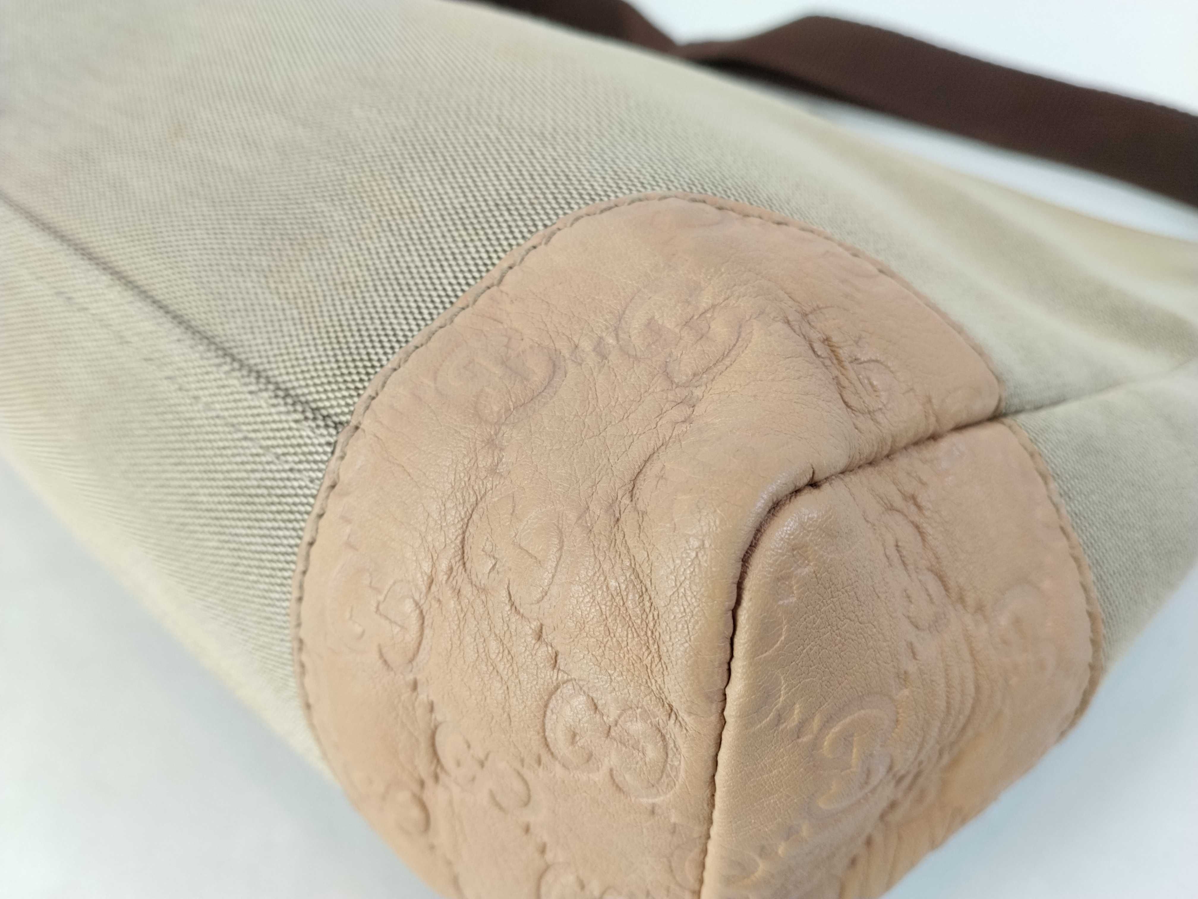 Shoulder Bag GG Simma Beige Canvas Shoulder Bag — view 6