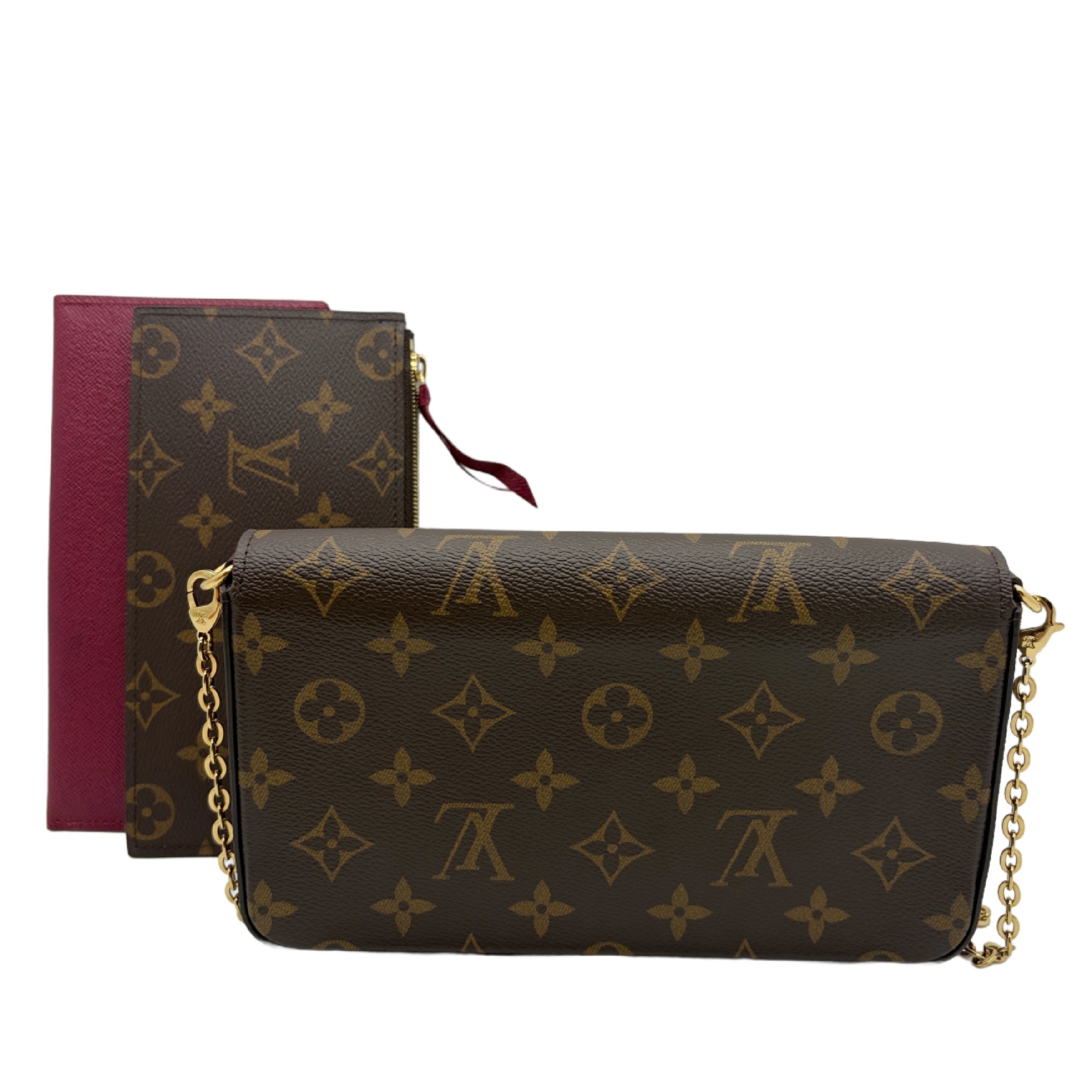 Monogram Pochette Felicie Chain Shoulder Bag — view 2