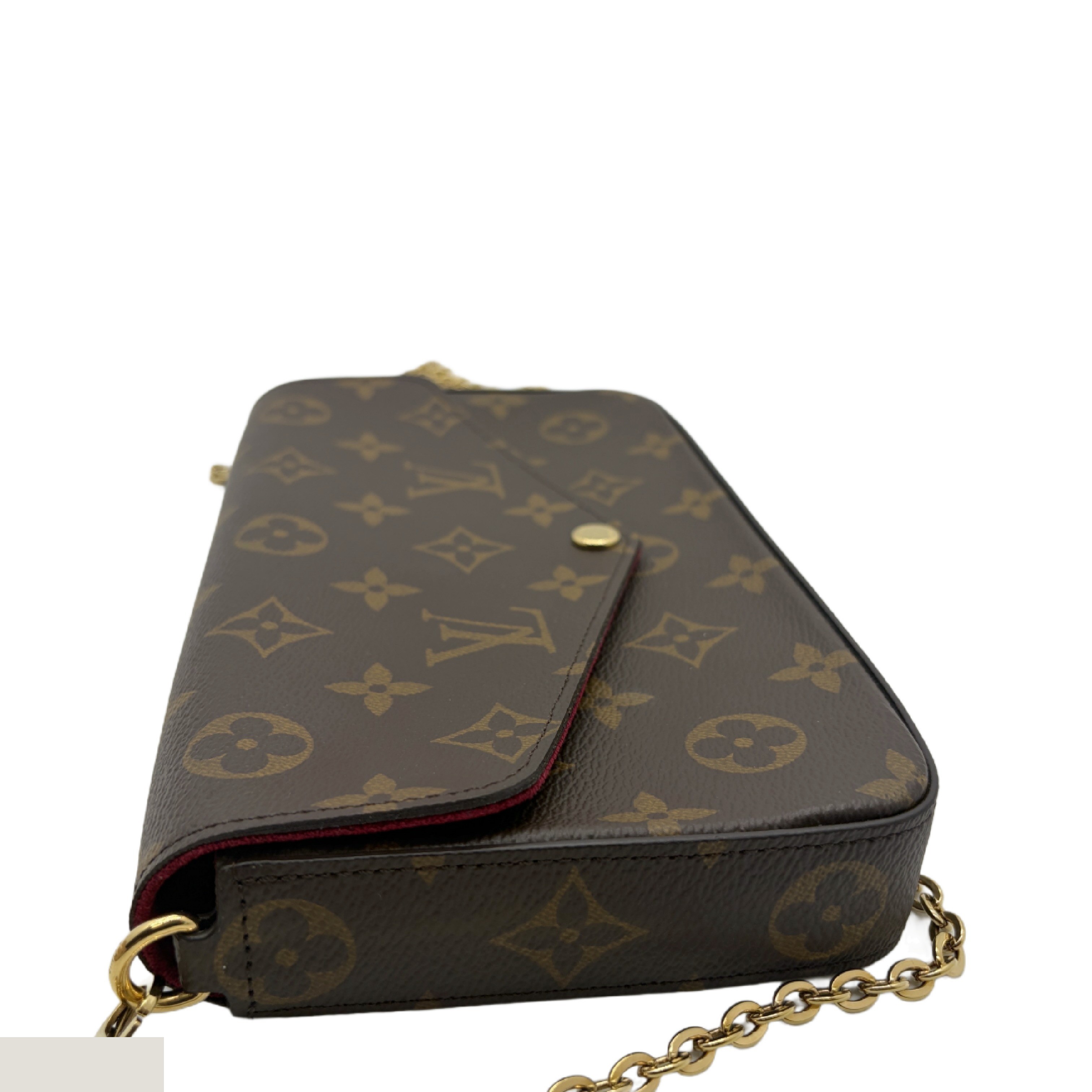 Monogram Pochette Felicie Chain Shoulder Bag — view 3