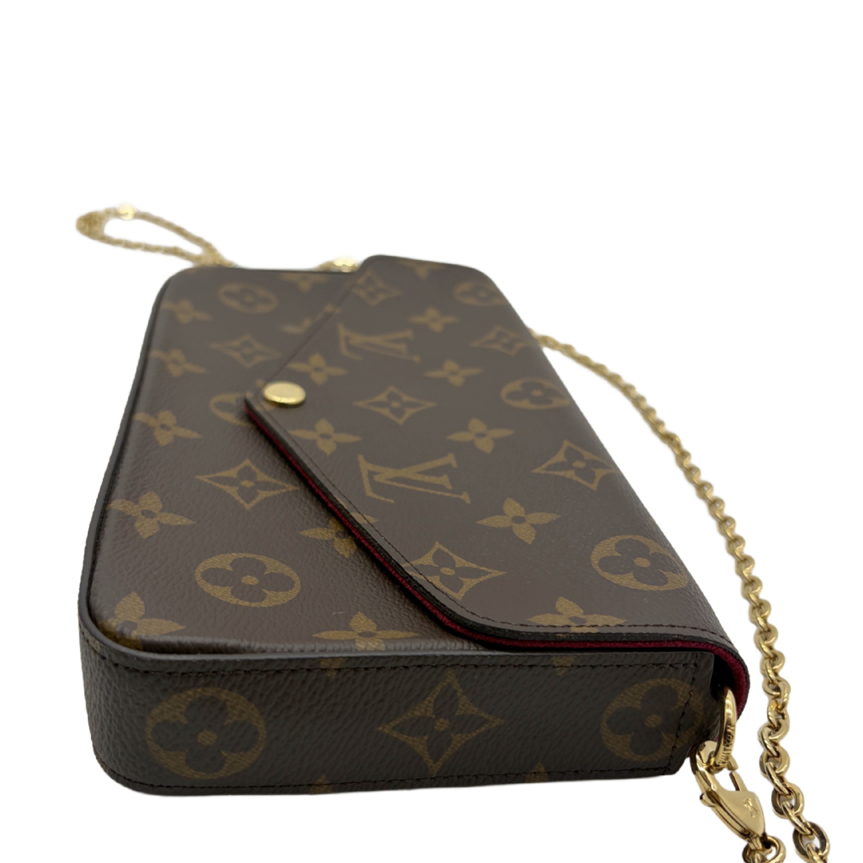Monogram Pochette Felicie Chain Shoulder Bag — view 4