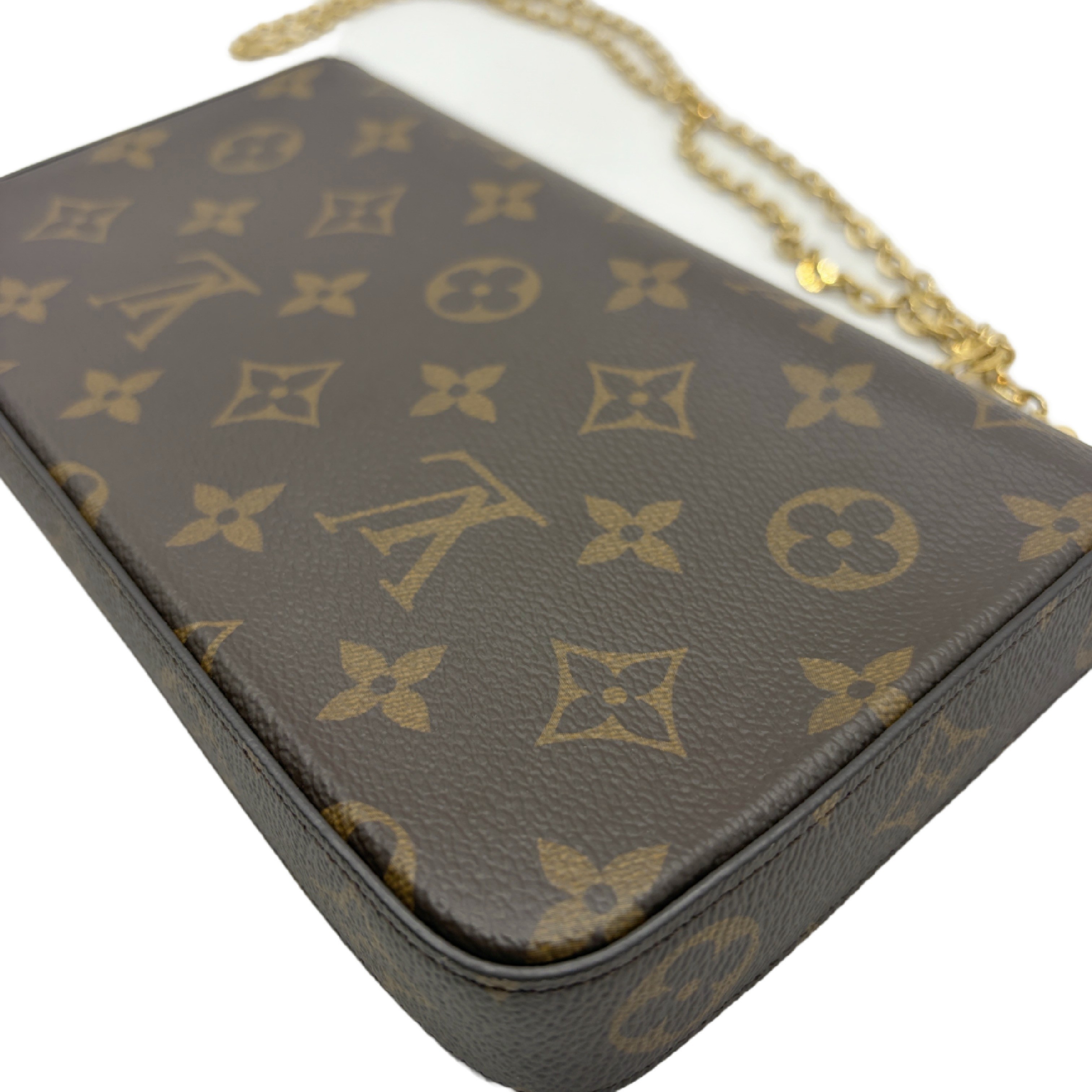 Monogram Pochette Felicie Chain Shoulder Bag — view 7