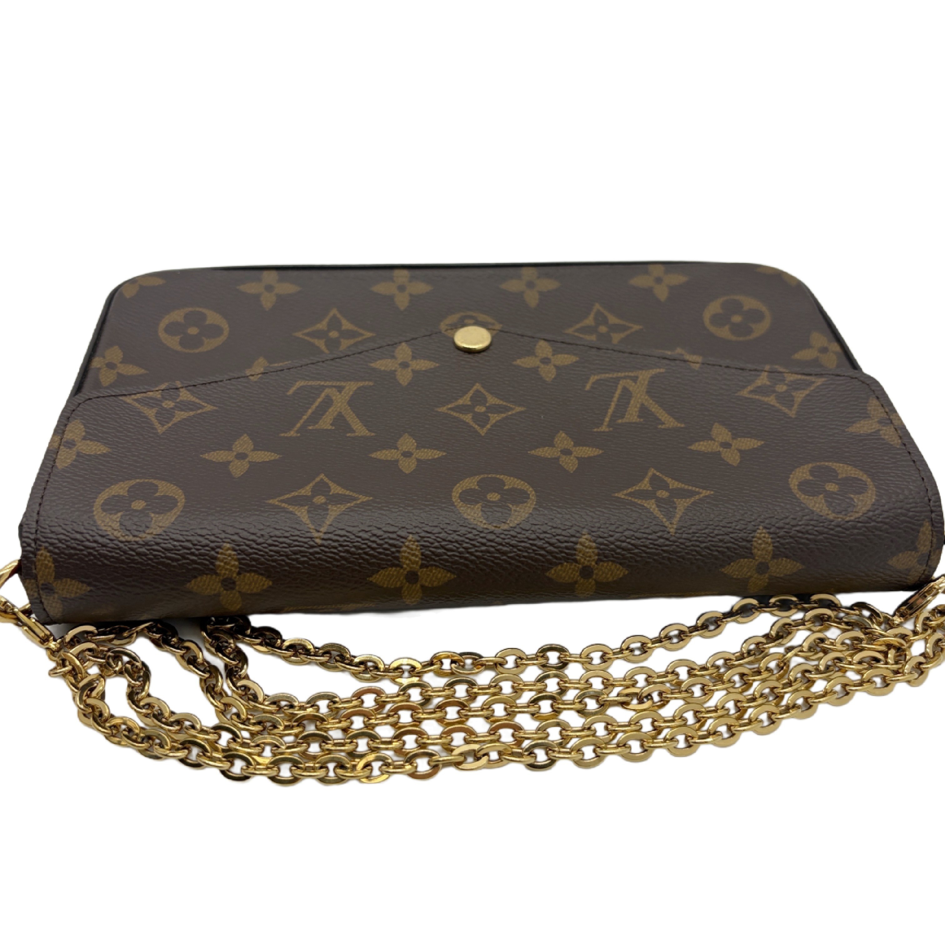 Monogram Pochette Felicie Chain Shoulder Bag — view 8