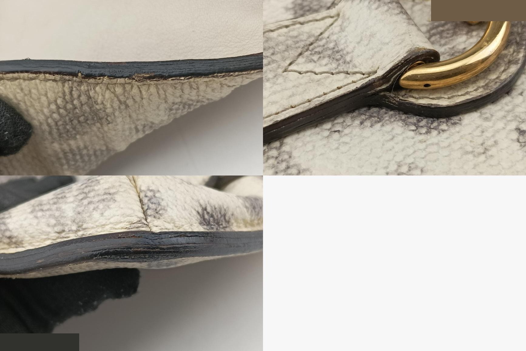 Horsebit Leather White x Gray — view 12