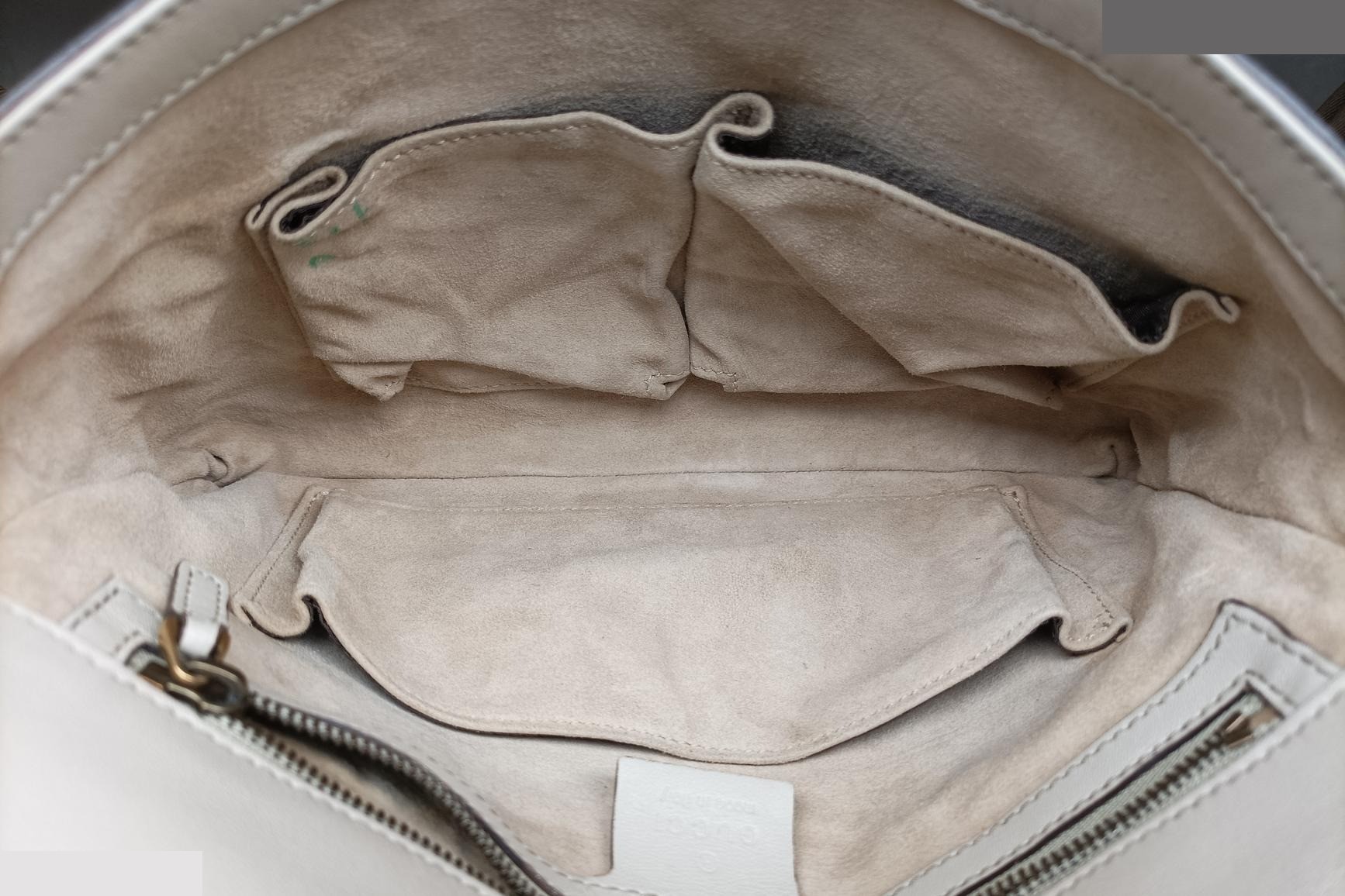 Horsebit Leather White x Gray — view 6