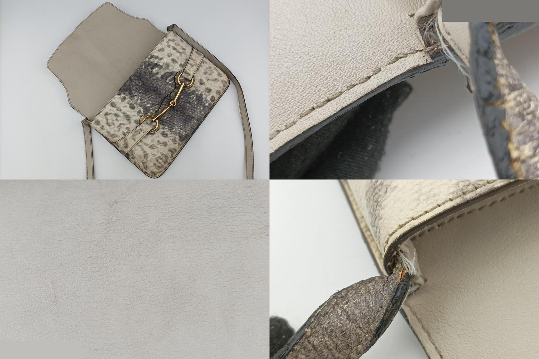 Horsebit Leather White x Gray — view 9