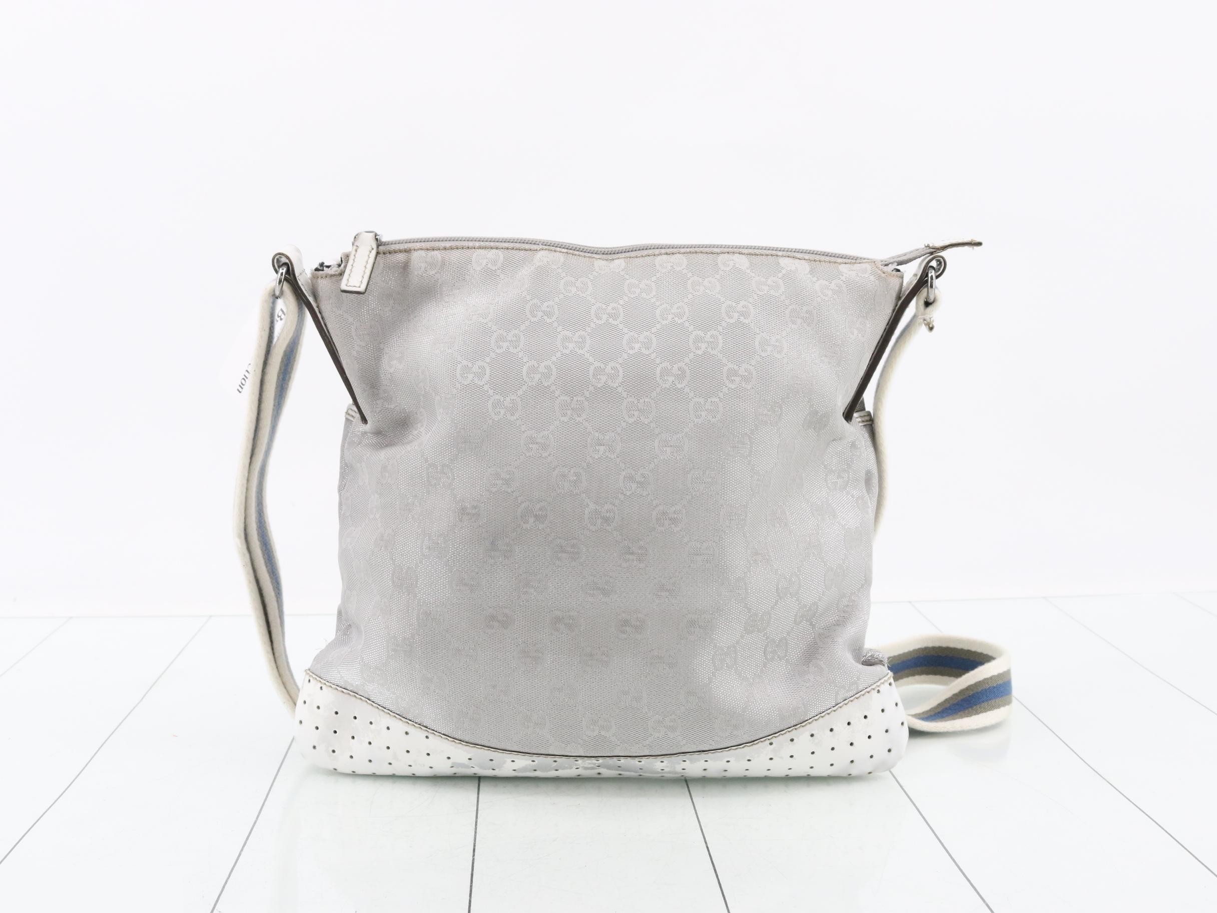 GG Canvas (Bag) - Shoulder Bag - Silver - Sherry — view 2