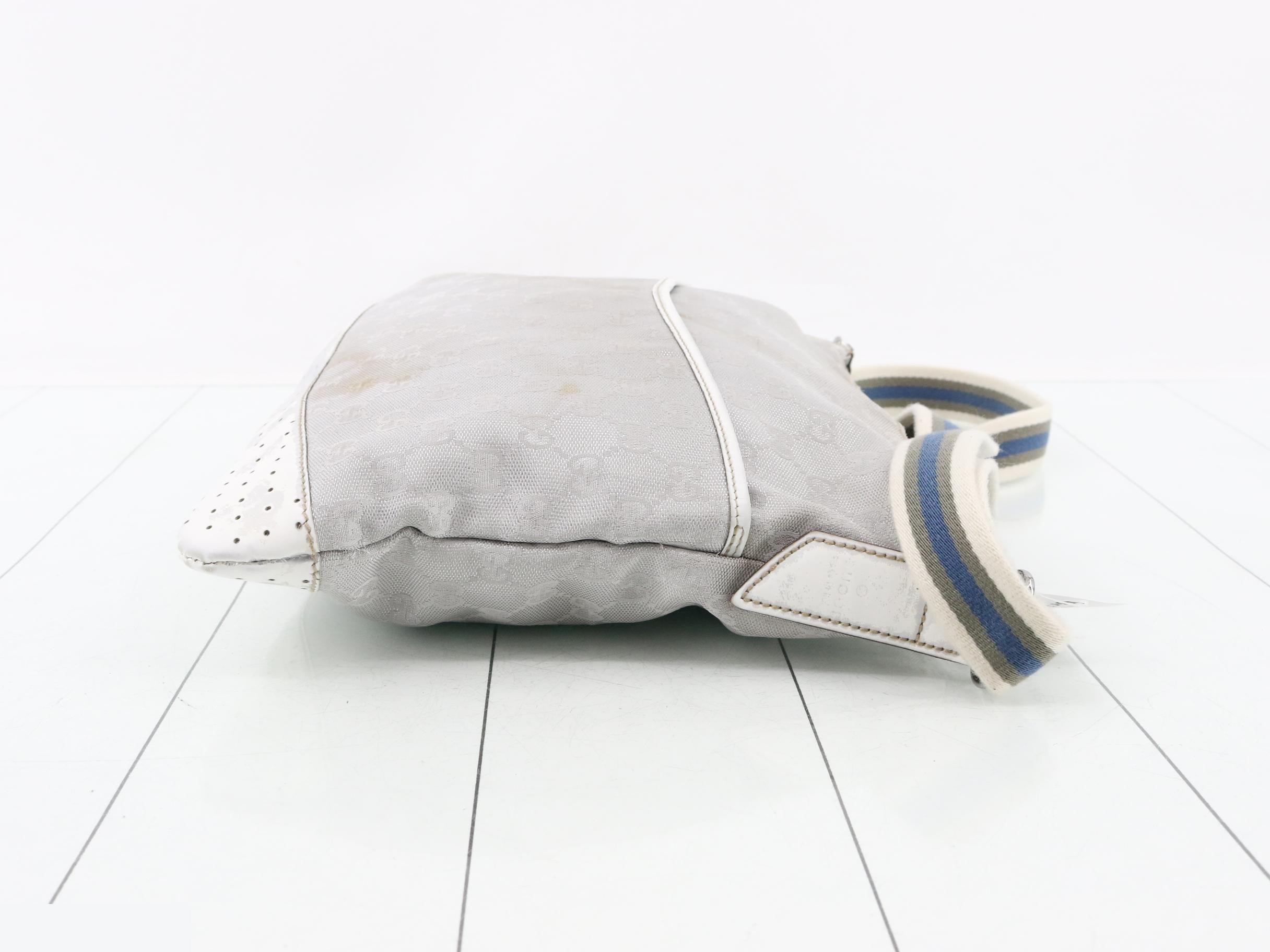 GG Canvas (Bag) - Shoulder Bag - Silver - Sherry — view 3