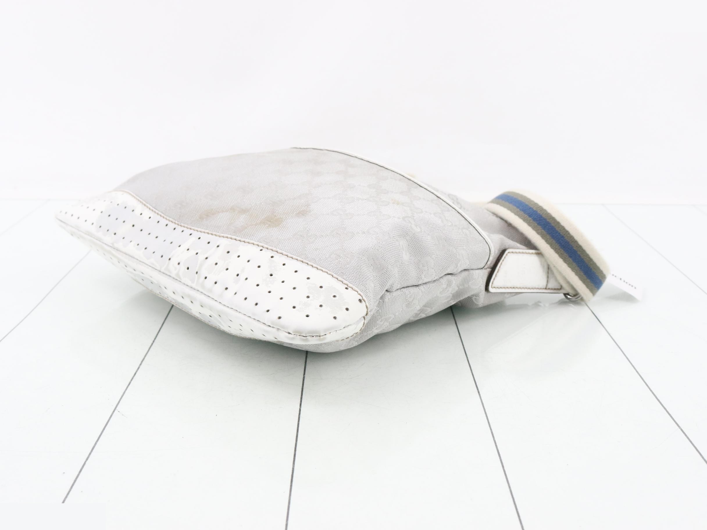 GG Canvas (Bag) - Shoulder Bag - Silver - Sherry — view 6