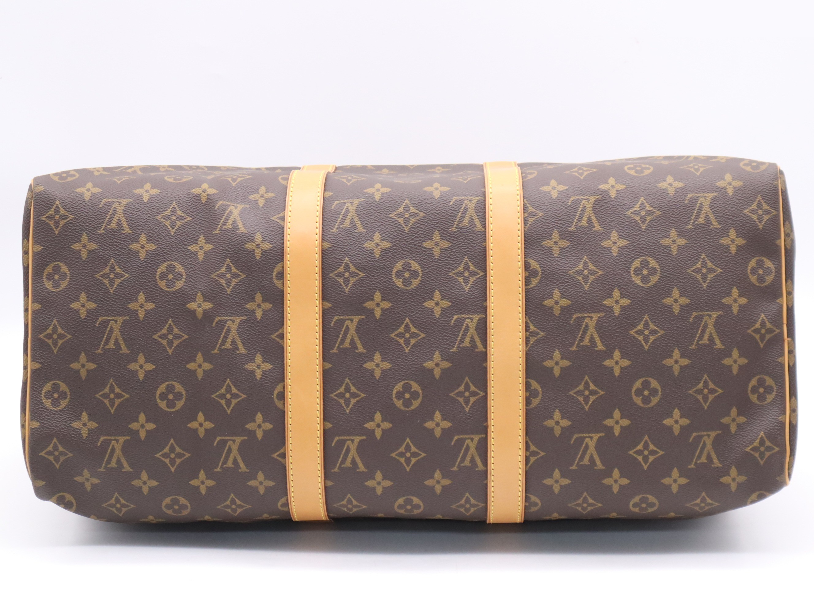 Keepall 50 with name tag and handle strap. — view 4
