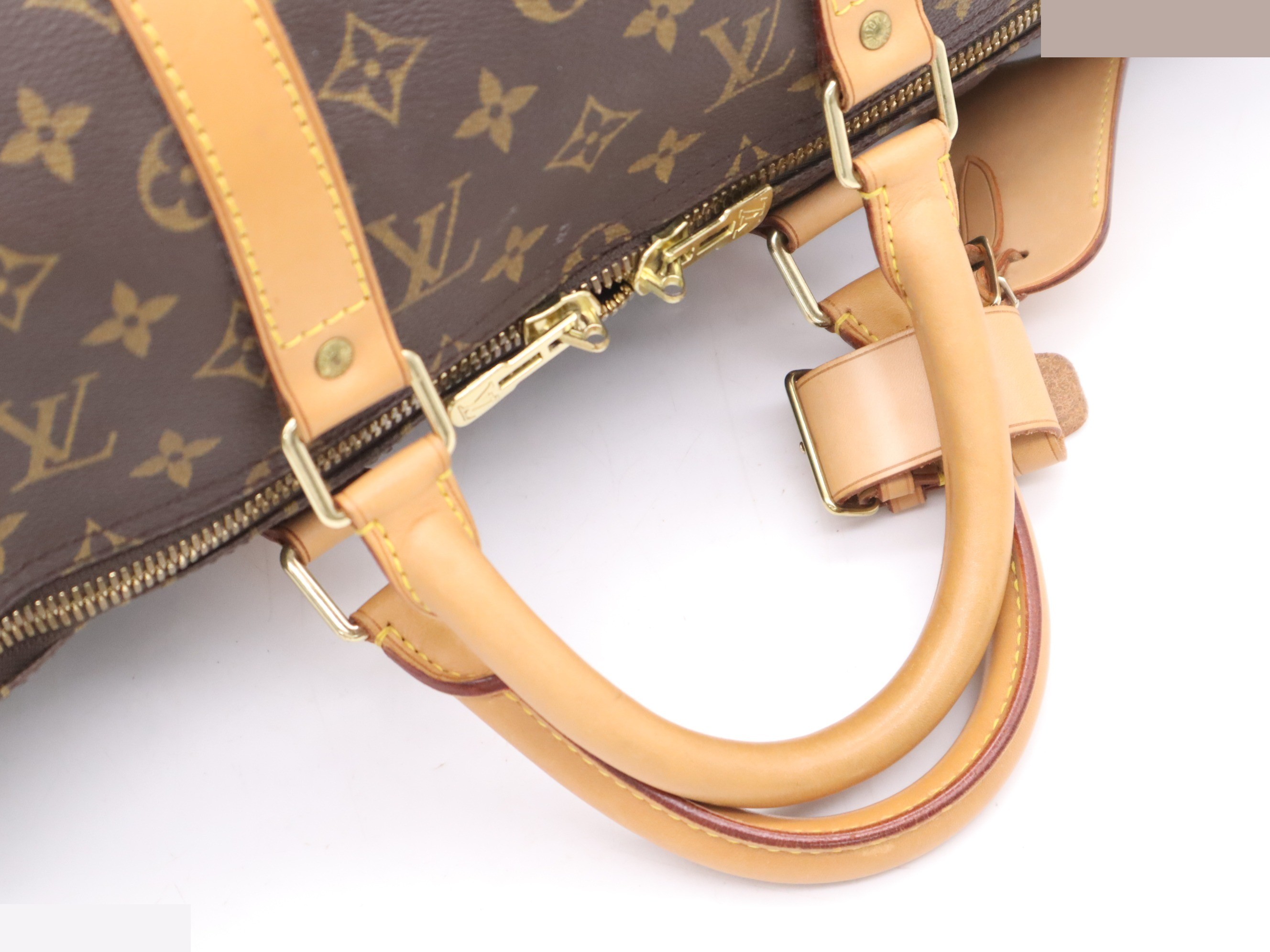Keepall 50 with name tag and handle strap. — view 6