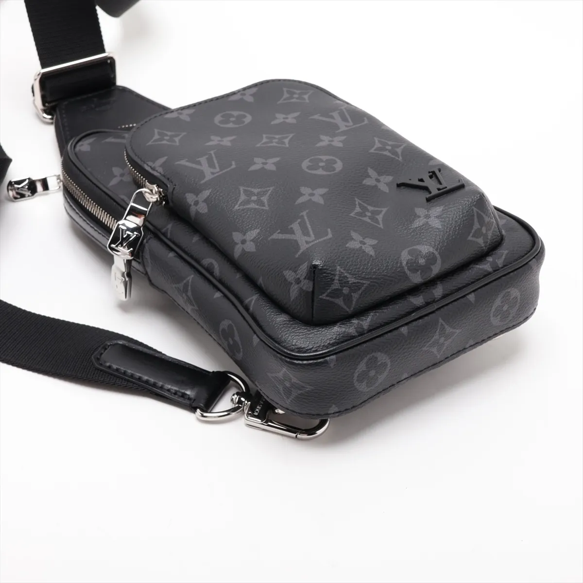 Monogram Eclipse Avenue Sling Bag M47137 Black (RFID detected) — view 4