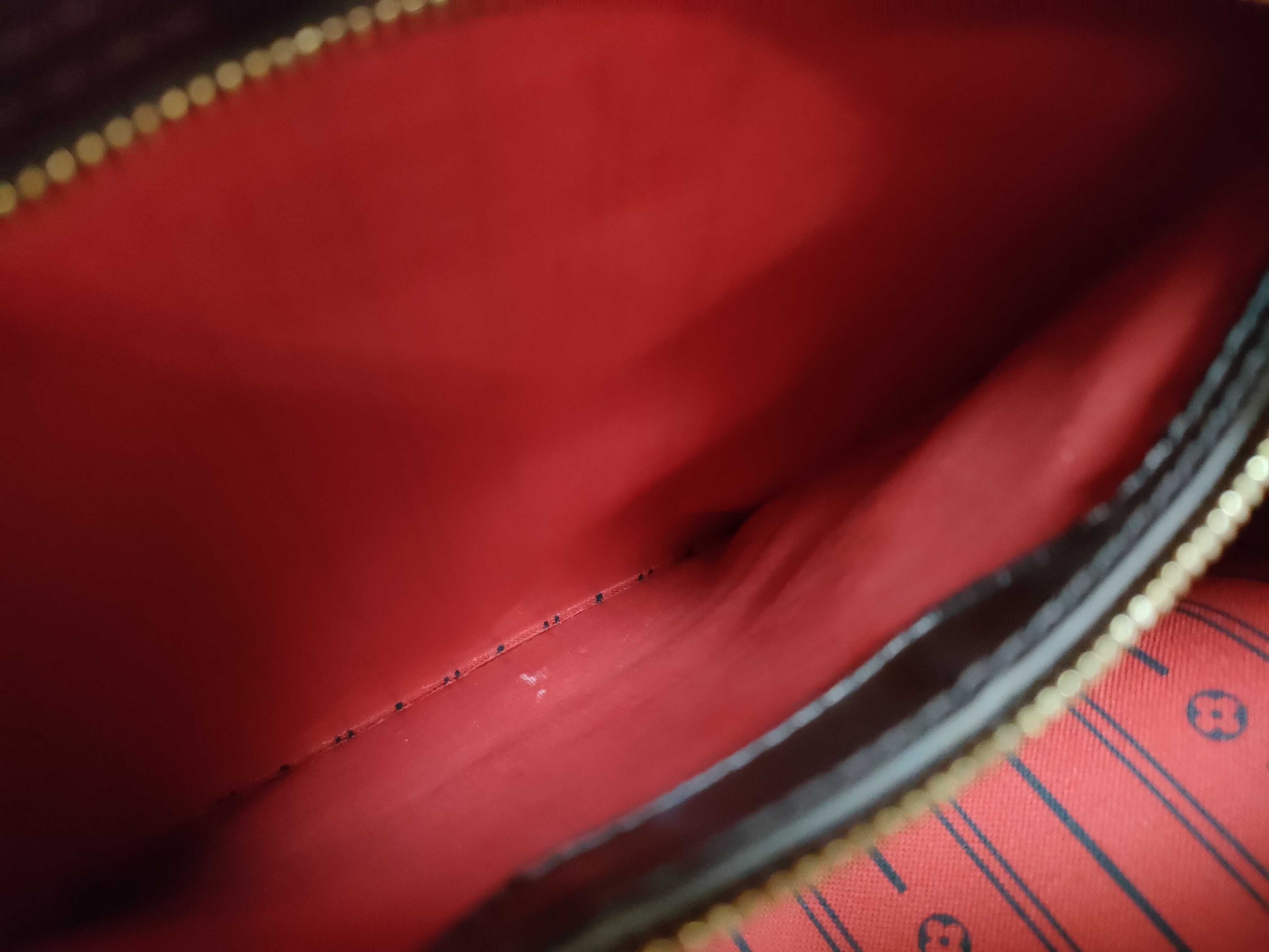 Damier PH - Neverfull Damier Ebene Brown Canvas MM Tote Bag — view 10