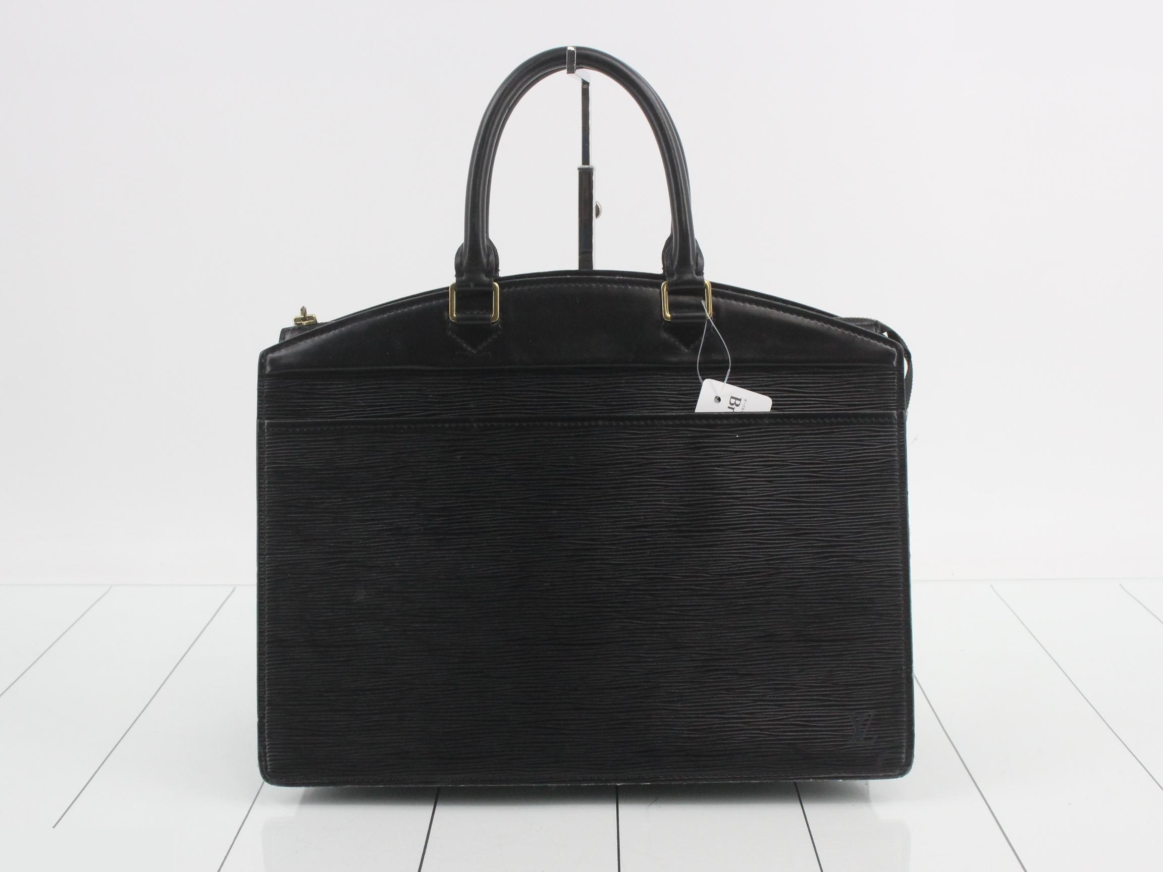 Epi Riviera Noir Handbag