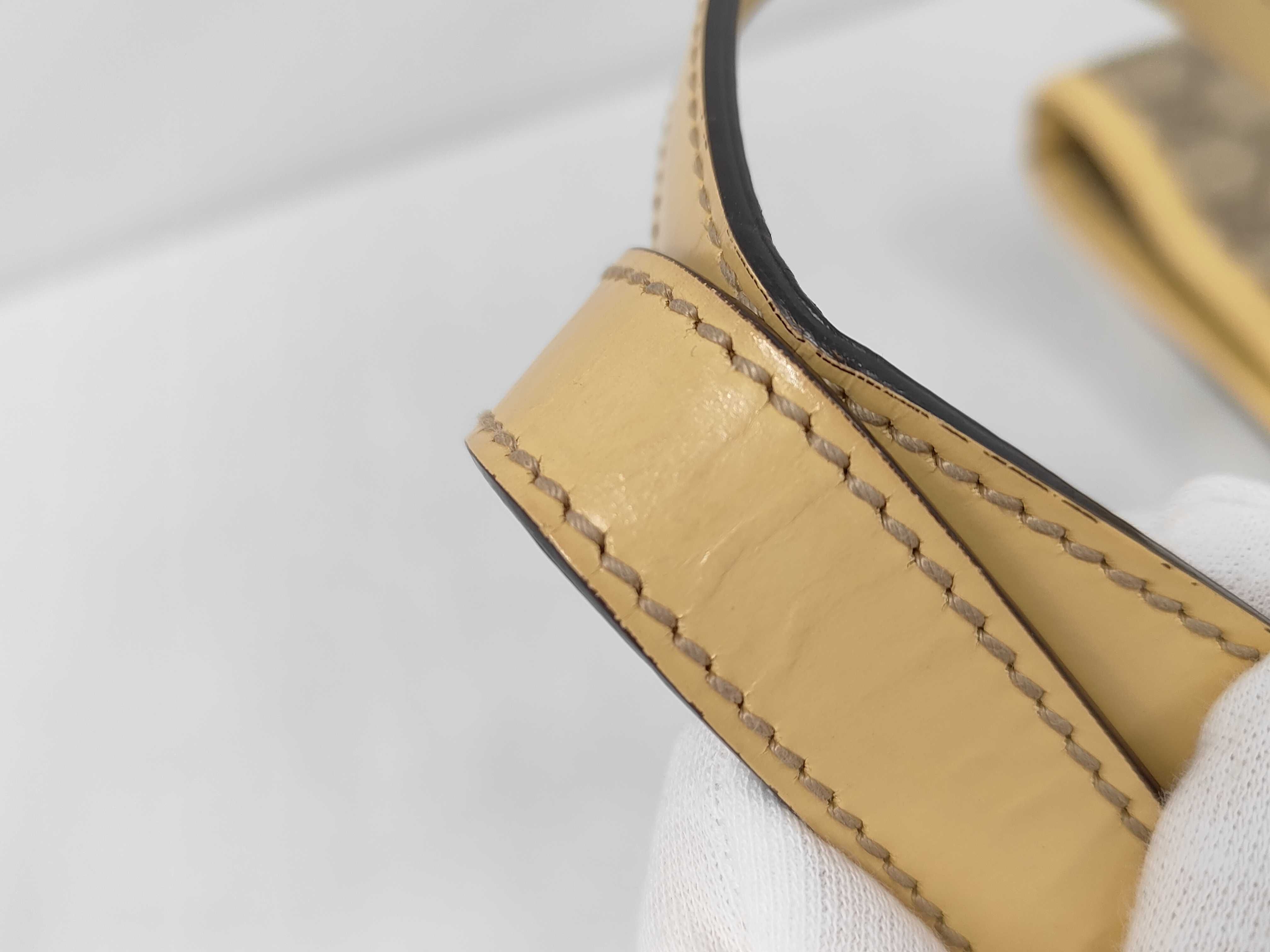 GG Plus Tote Bag, PVC, Brown x Yellow, 211137 Tote Bag — view 7