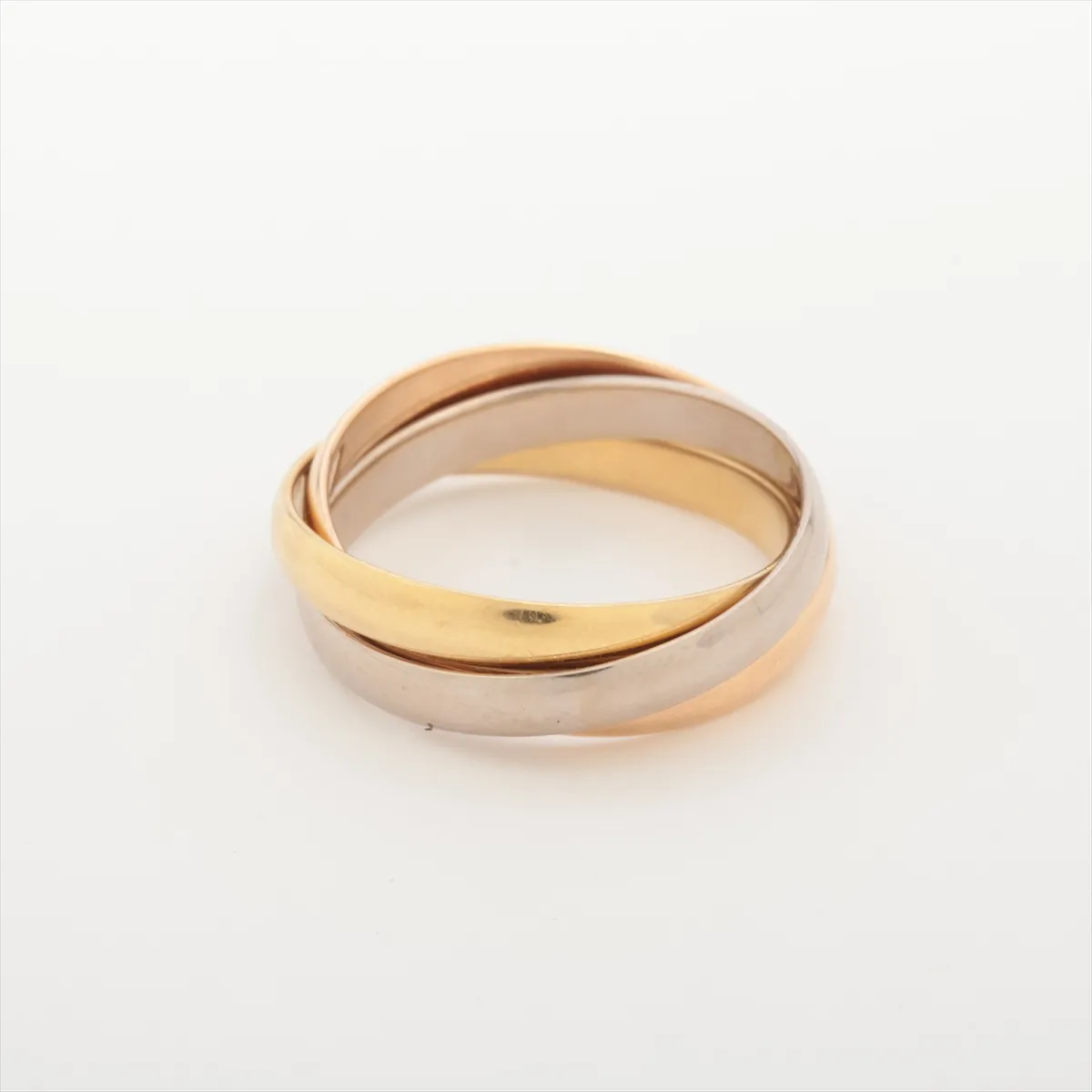 Trinity Ring 750 (Yellow Gold x Pink Gold x White Gold) 4.0g Size 47 PXO837 — view 2