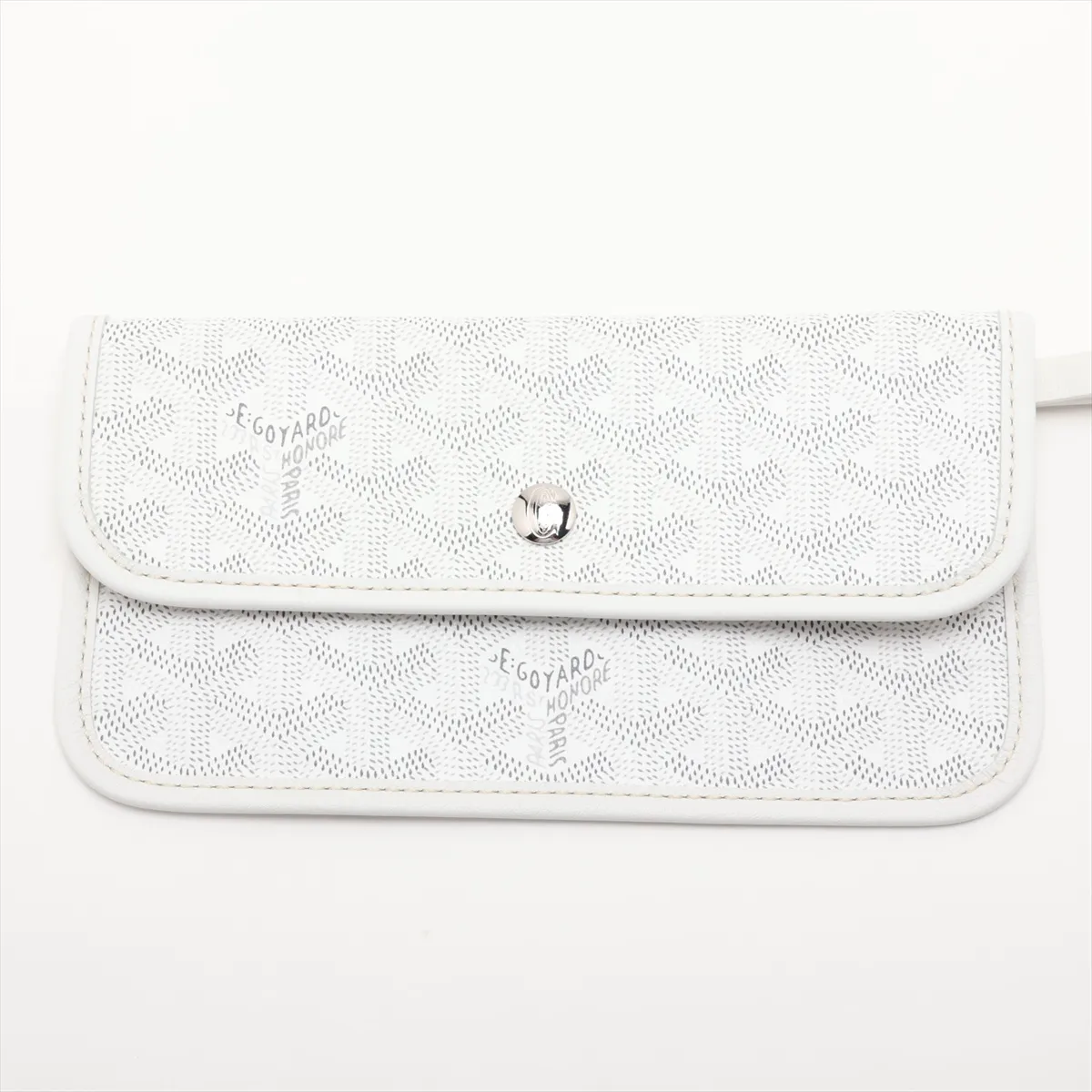 Saint Louis PM PVC x Leather Tote Bag, White — view 10