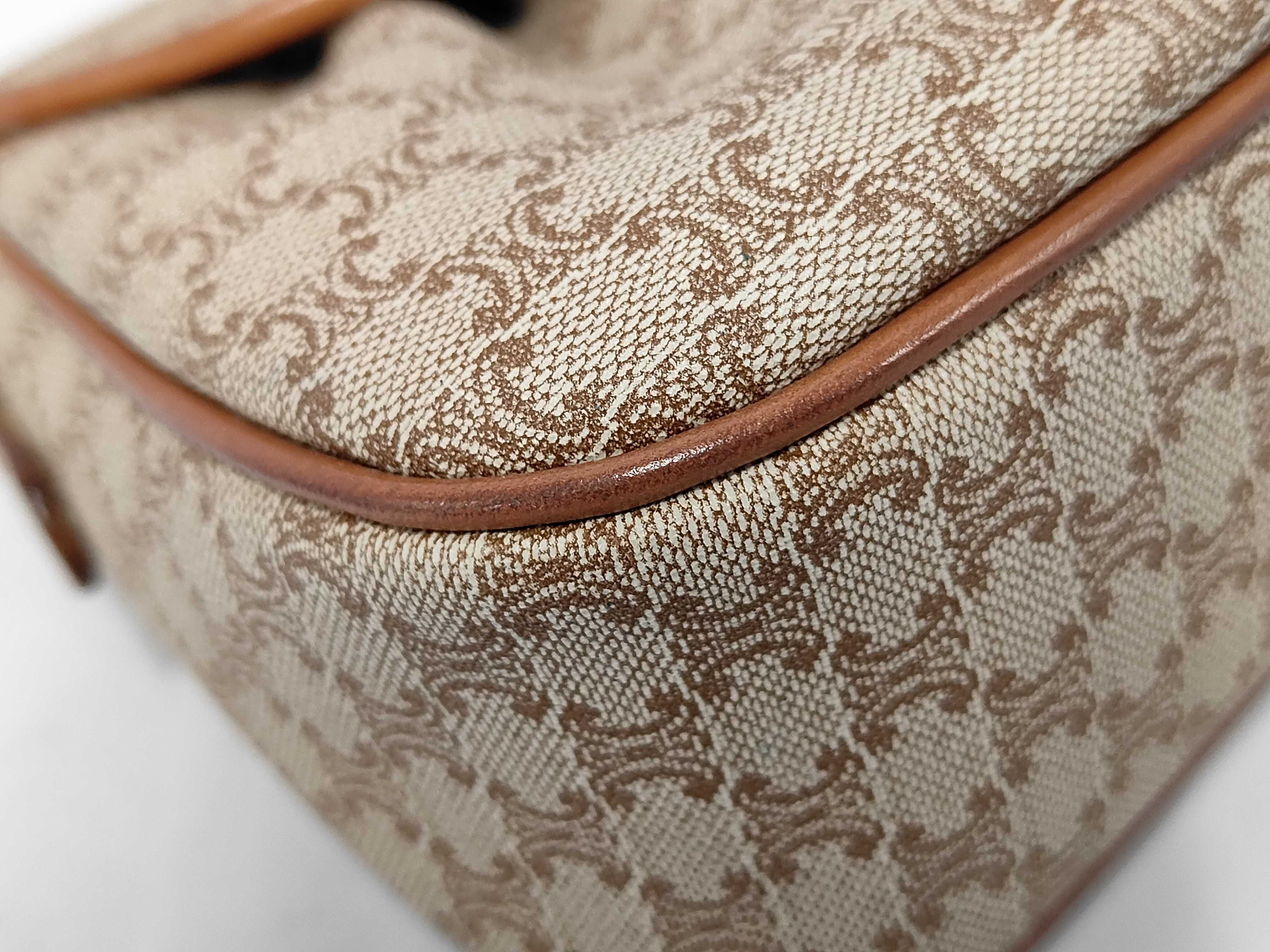 Triomphe Shoulder Bag, Brown Leather, Women's Shoulder Bag — view 4