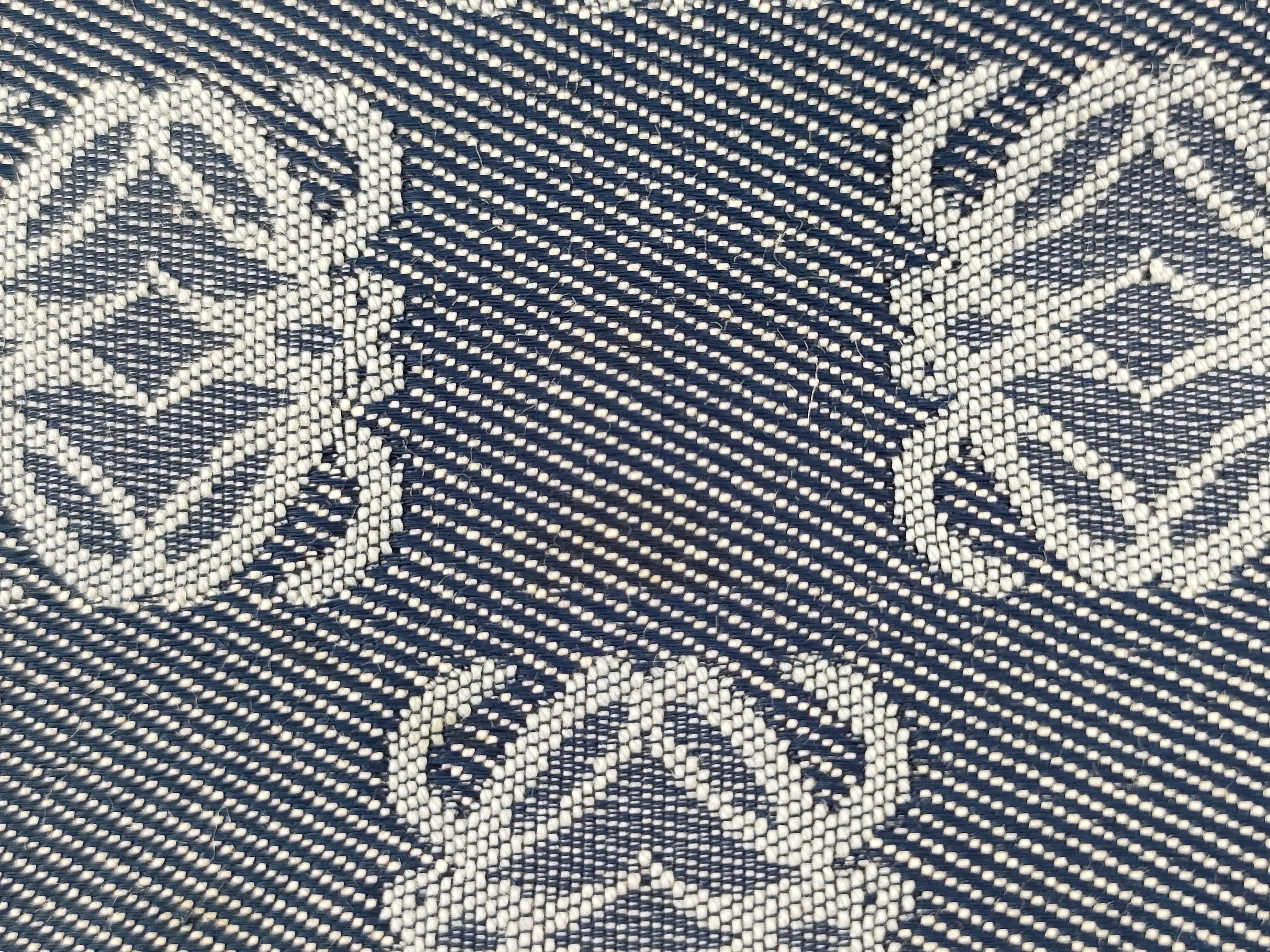 Anagram Tote Bag, Canvas x Leather, Blue Tote Bag — view 12