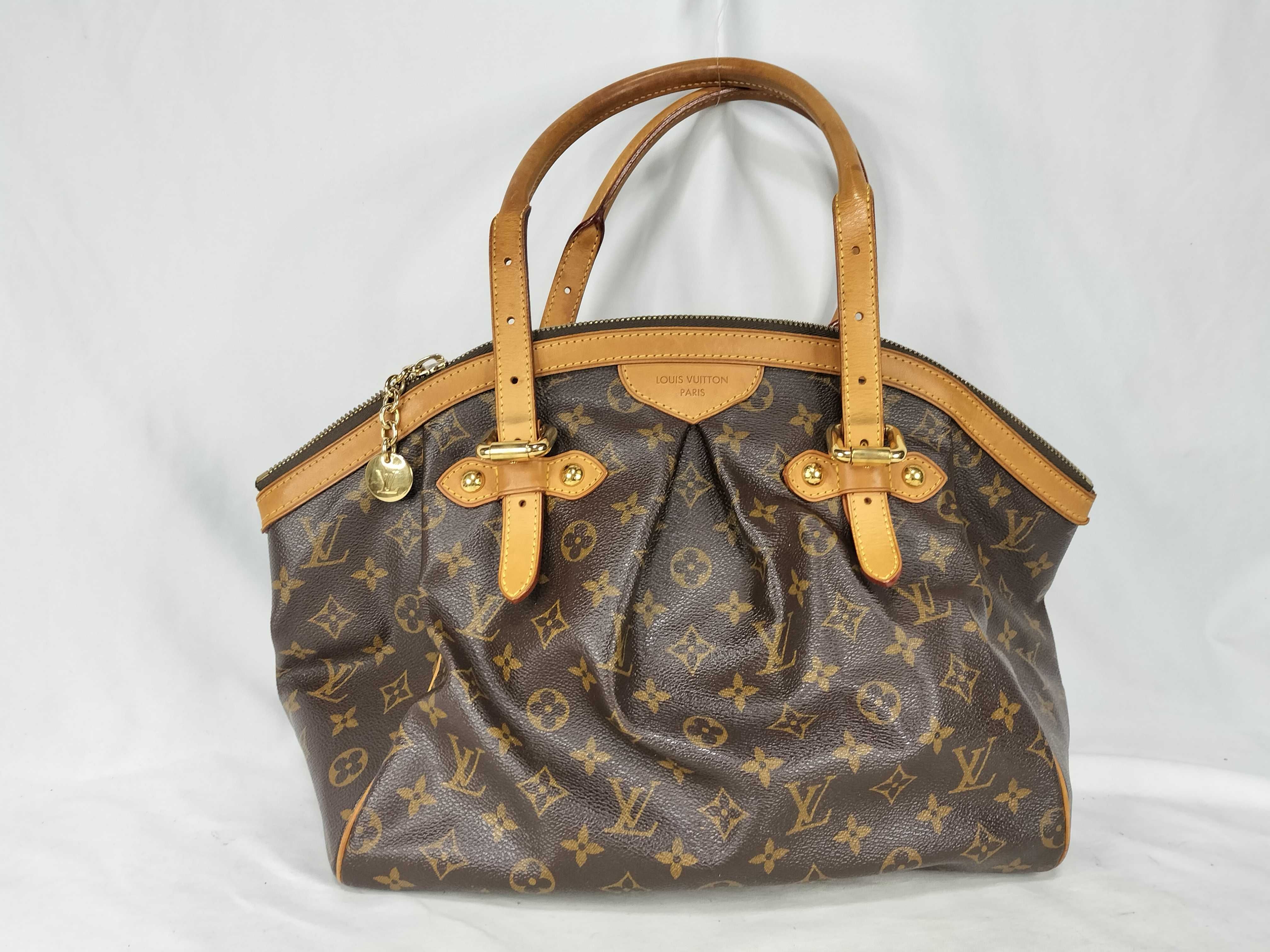 Monogram Louis Vuitton Brown Monogram M40144 Tivoli GM Shoulder Bag