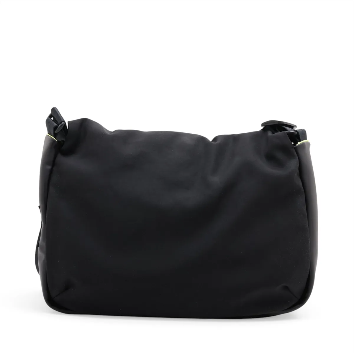 Sport Line Nylon x Rubber Shoulder Bag, Black with Silver Hardware, 9424433, Series 9 — view 2