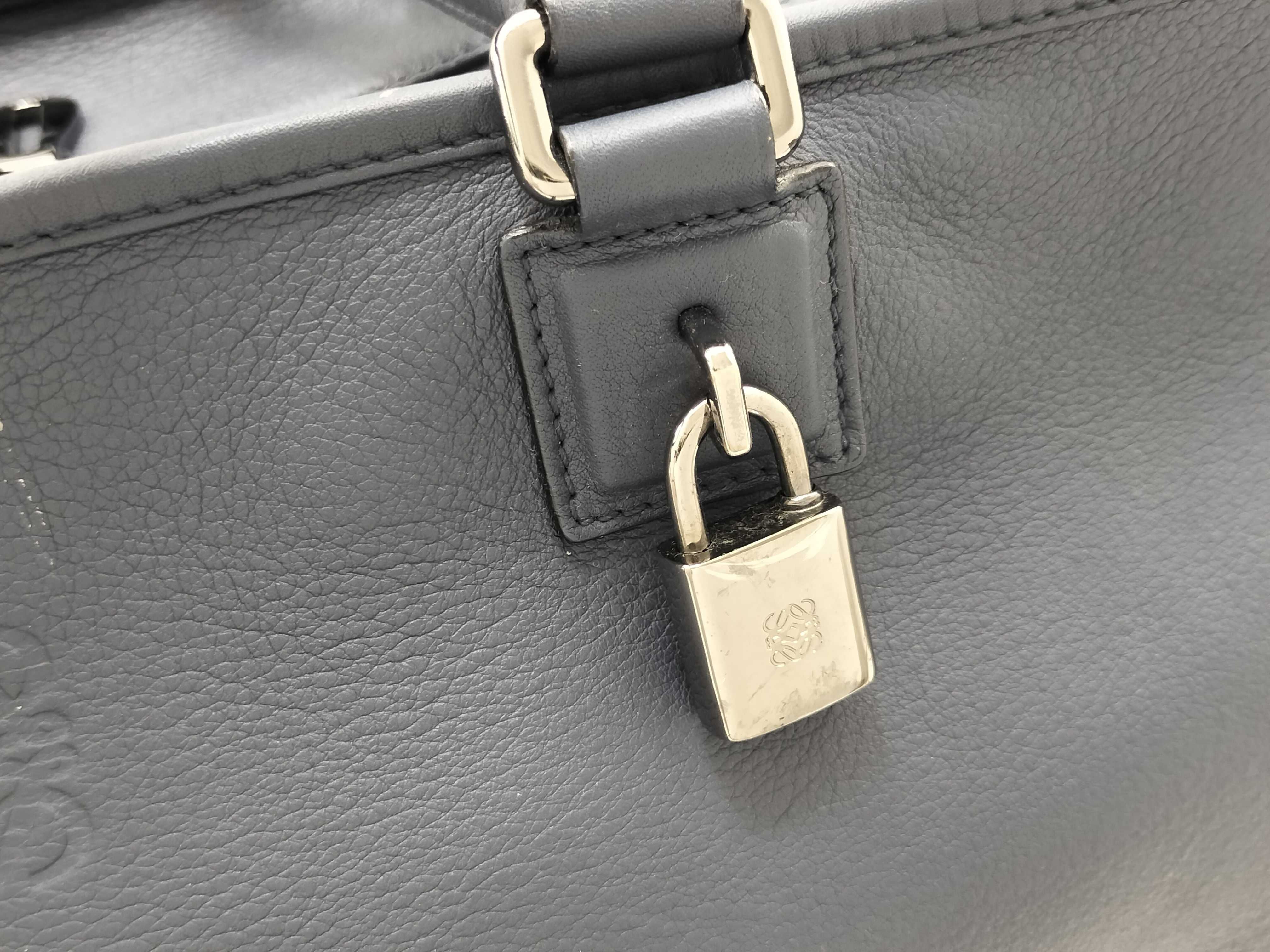 Amazona Leather Boston Bag (Hardware missing) — view 5