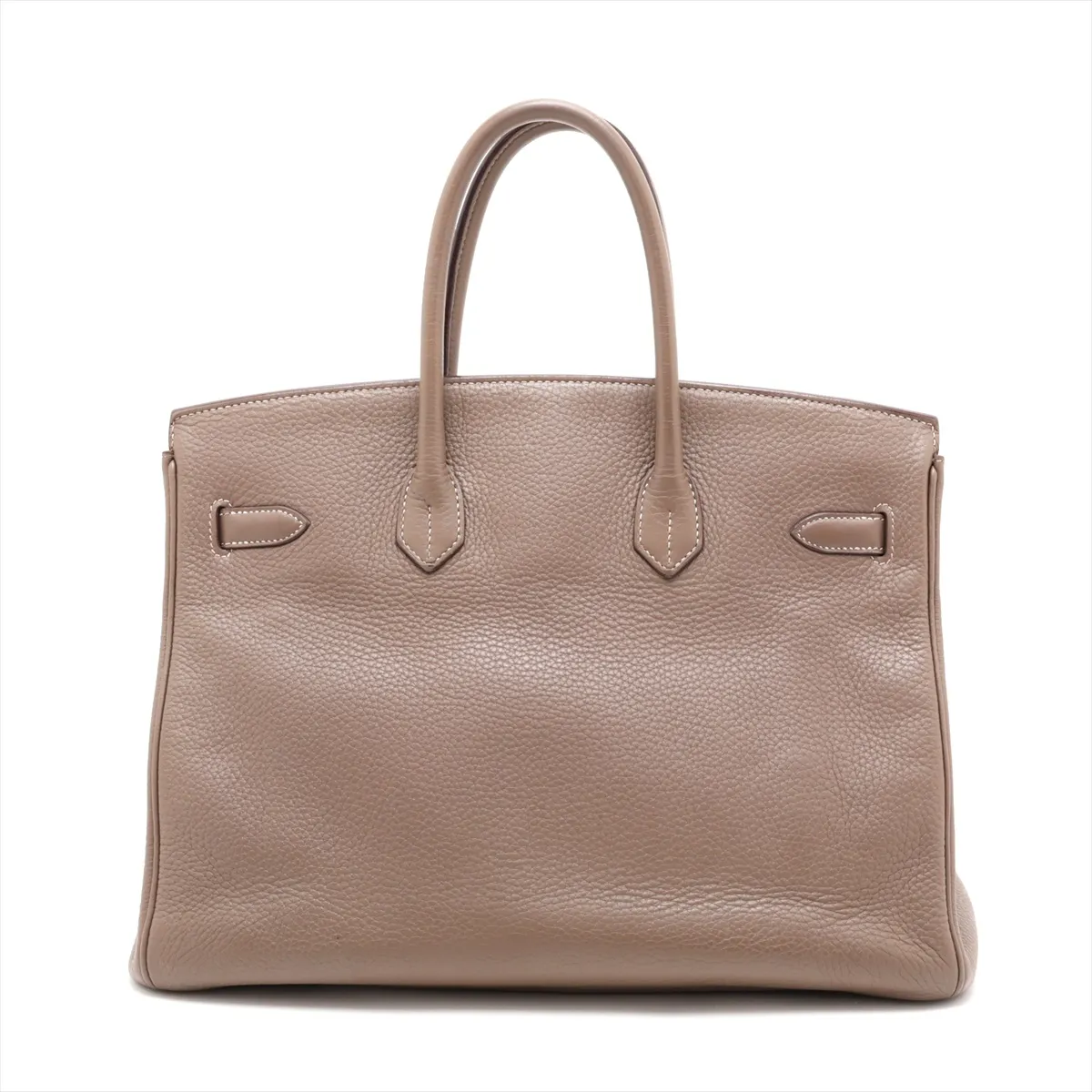 [Individually packaged] Hermes Birkin 35 Letournée Taurillon Clemence Etoupe Silver Hardware T: 2015 — view 2