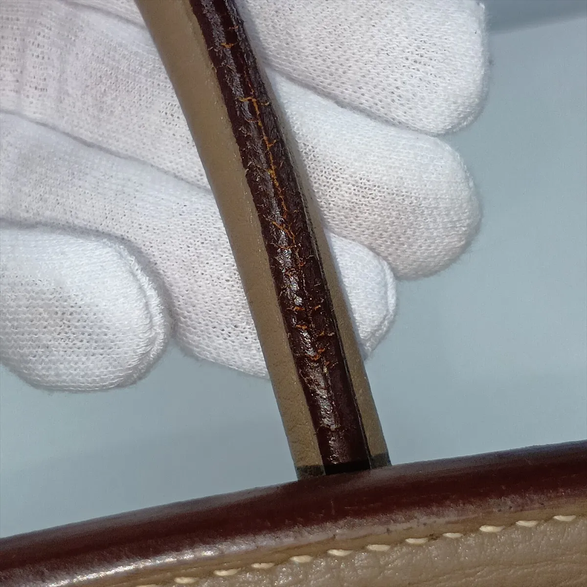 [Individually packaged] Hermes Birkin 35 Letournée Taurillon Clemence Etoupe Silver Hardware T: 2015 — view 15