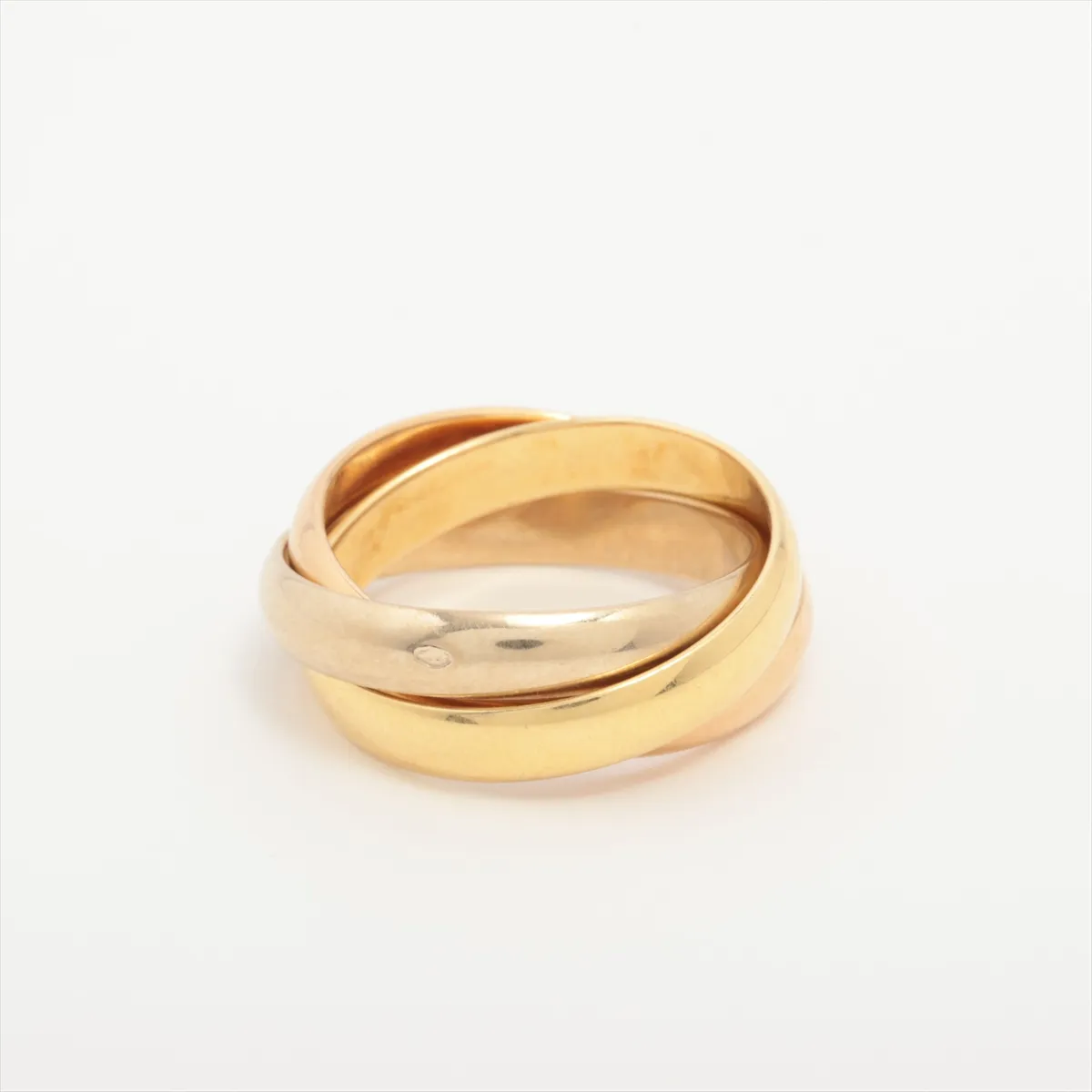Trinity Ring 750 (Yellow Gold x Pink Gold x White Gold) 7.5g Size 51 A71OOT — view 2