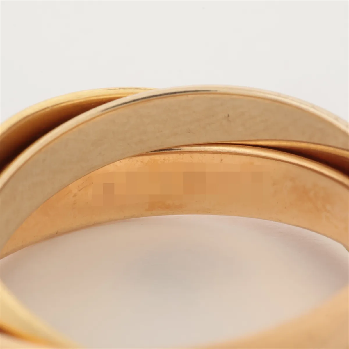 Trinity Ring 750 (Yellow Gold x Pink Gold x White Gold) 7.5g Size 51 A71OOT — view 4