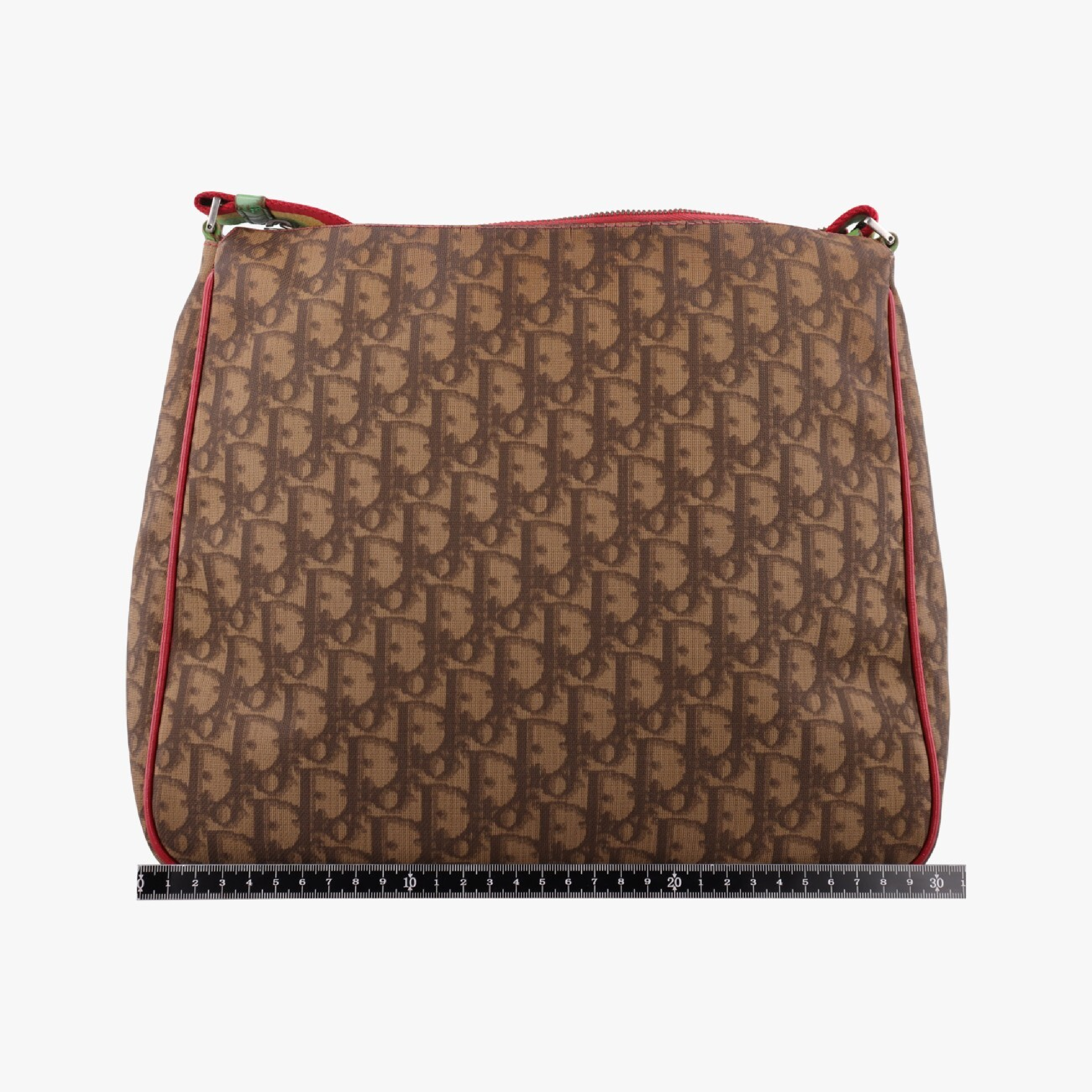 Rasta Trotter Messenger Bag, Beige x Multicolor PVC Coated Canvas, BO A 0074 Shoulder Bag — view 2