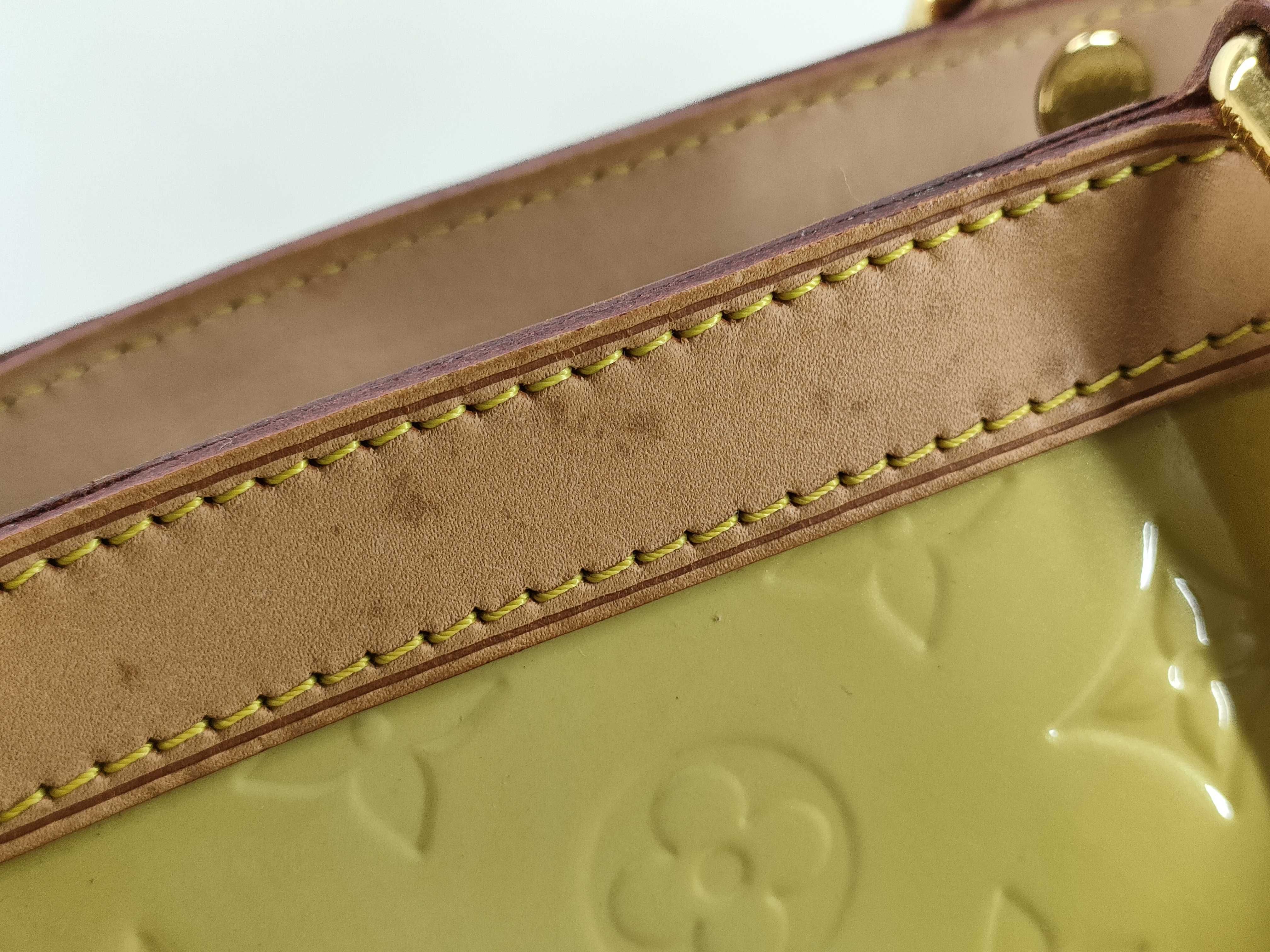 Vernis Louis Vuitton Yellow Monogram Vernis Blair GM Handbag M91454 — view 13