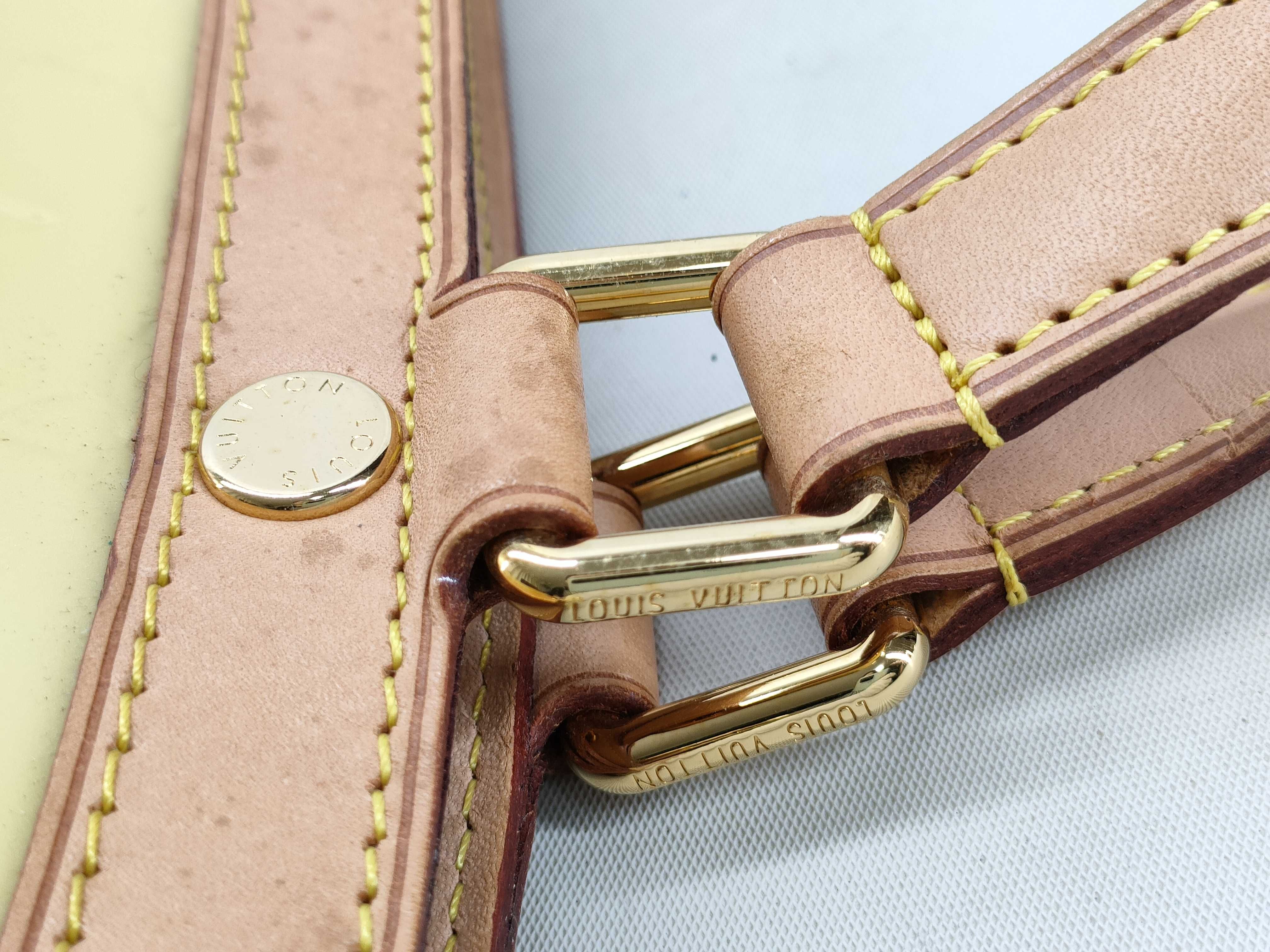 Vernis Louis Vuitton Yellow Monogram Vernis Blair GM Handbag M91454 — view 6