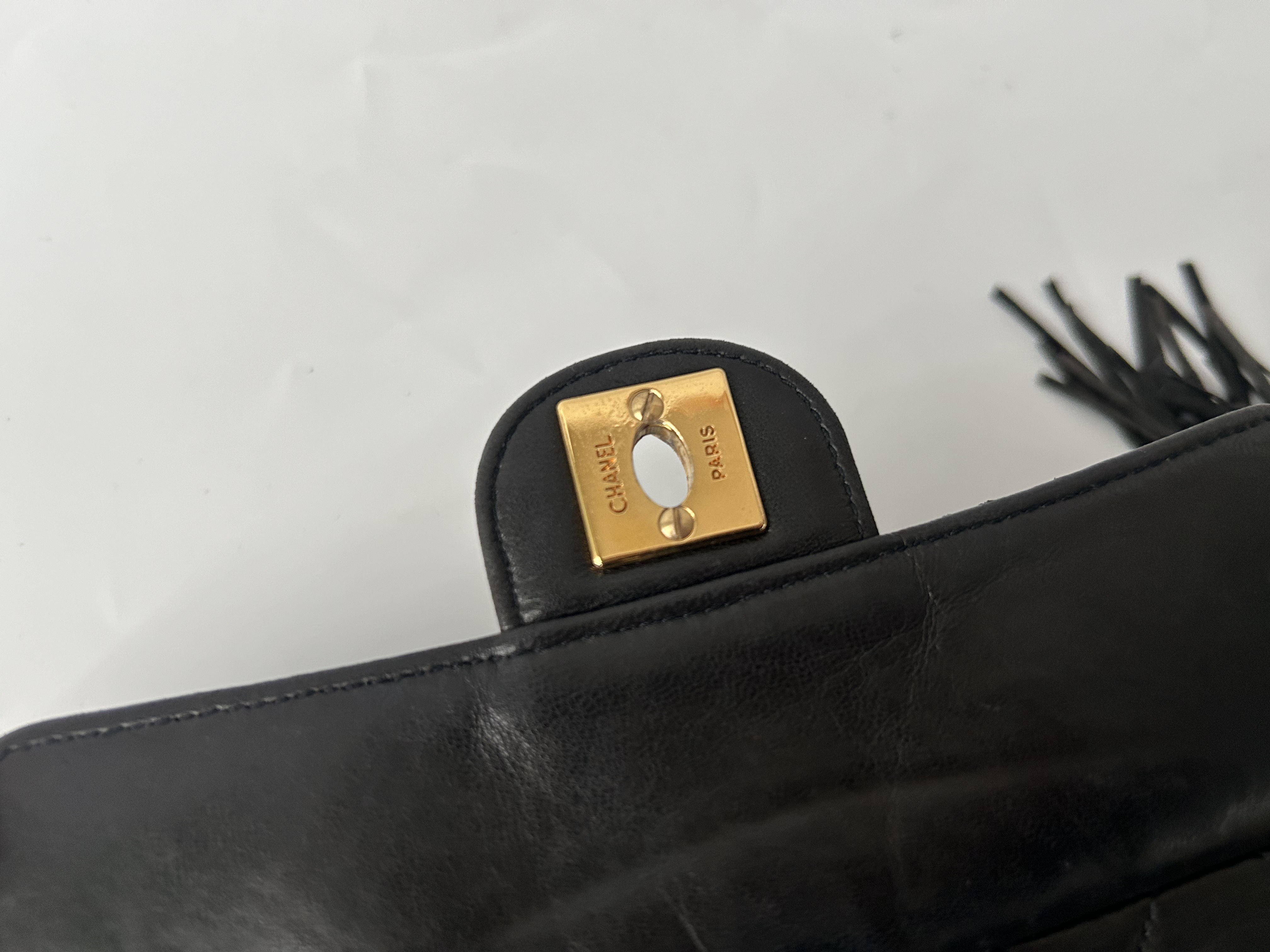 Fringe Matelassé Bijou Turnlock Bag — view 9