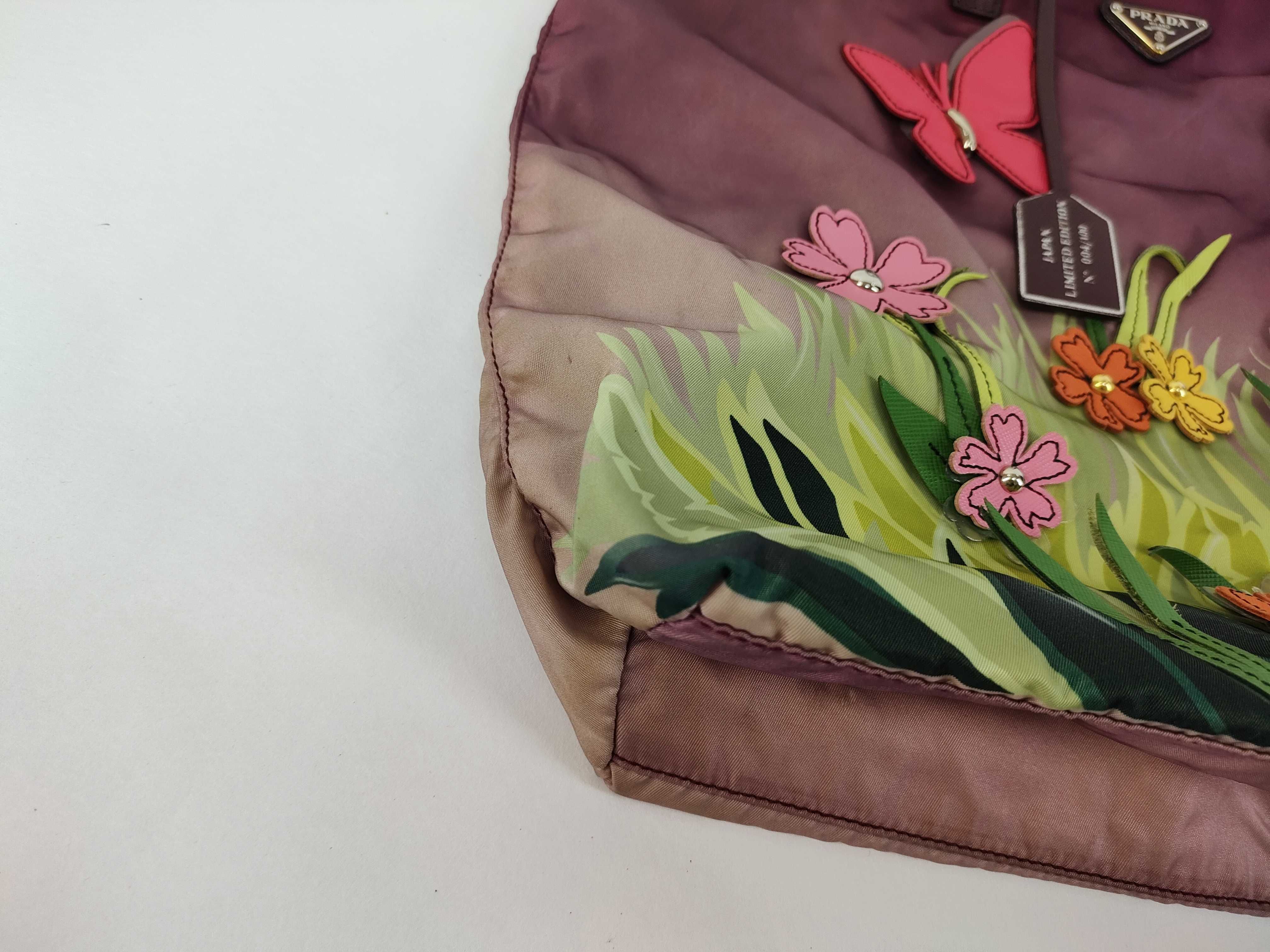 Nylon Applique B4605G Tote Bag — view 6