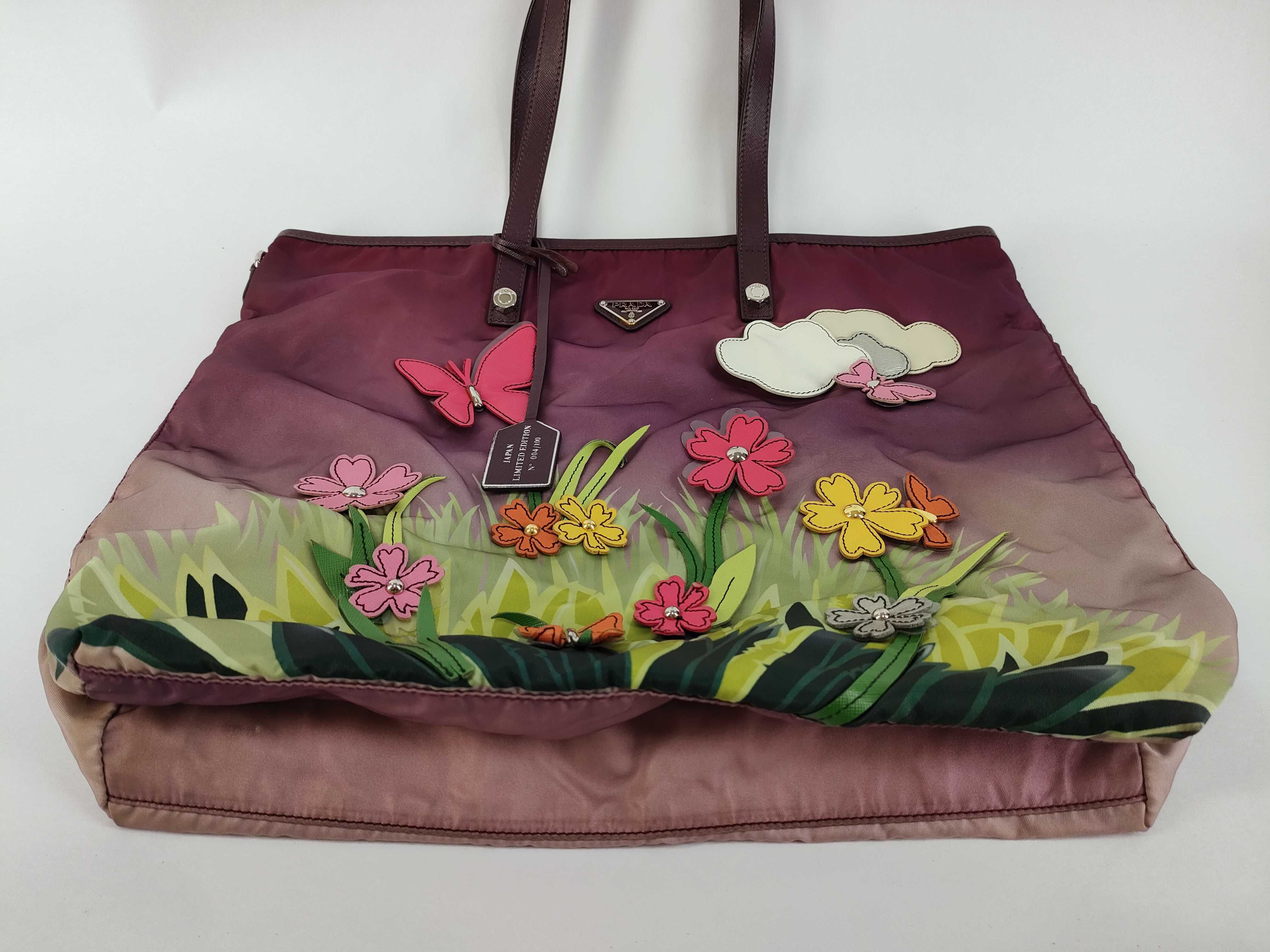 Nylon Applique B4605G Tote Bag — view 7