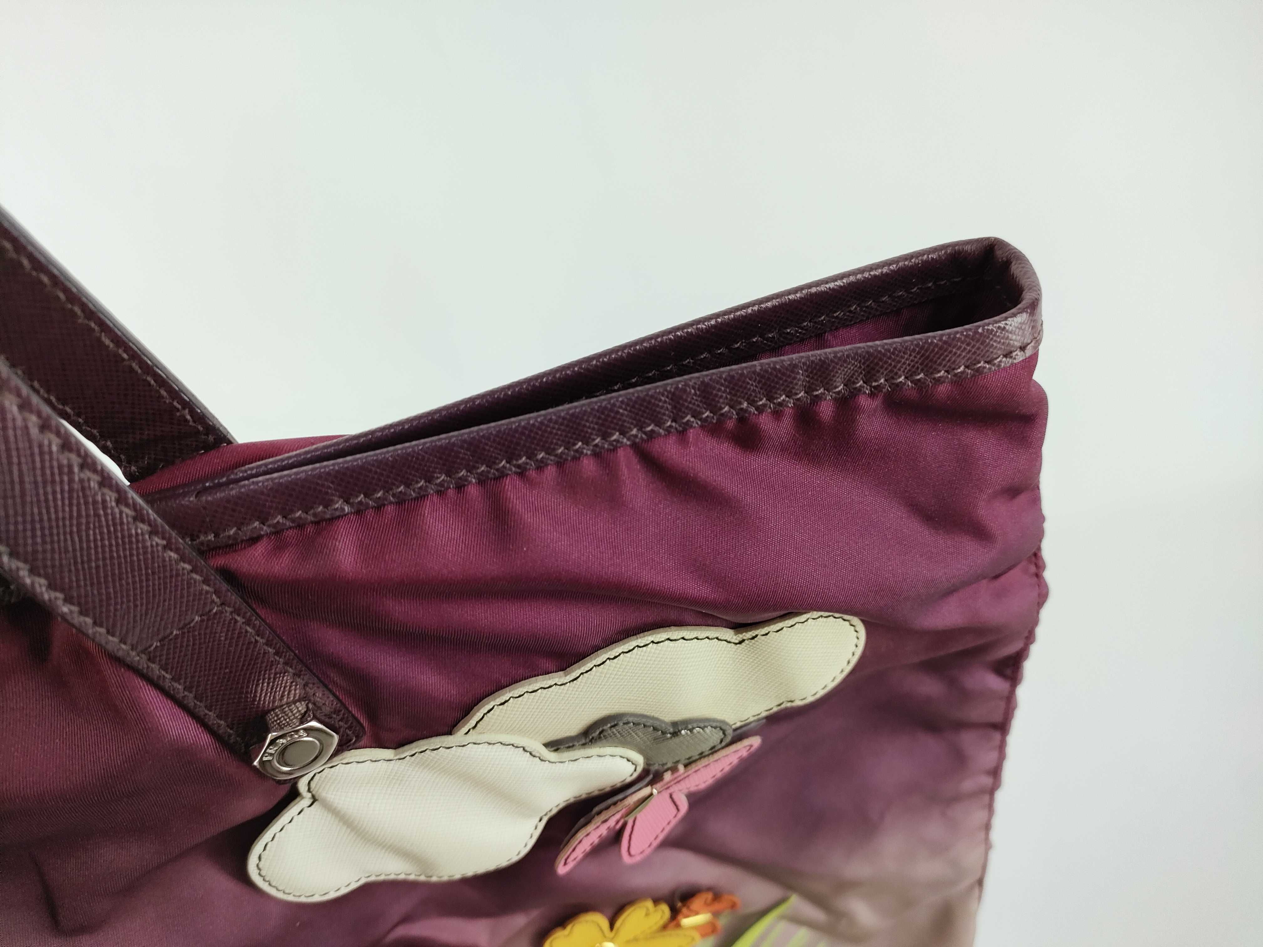 Nylon Applique B4605G Tote Bag — view 9