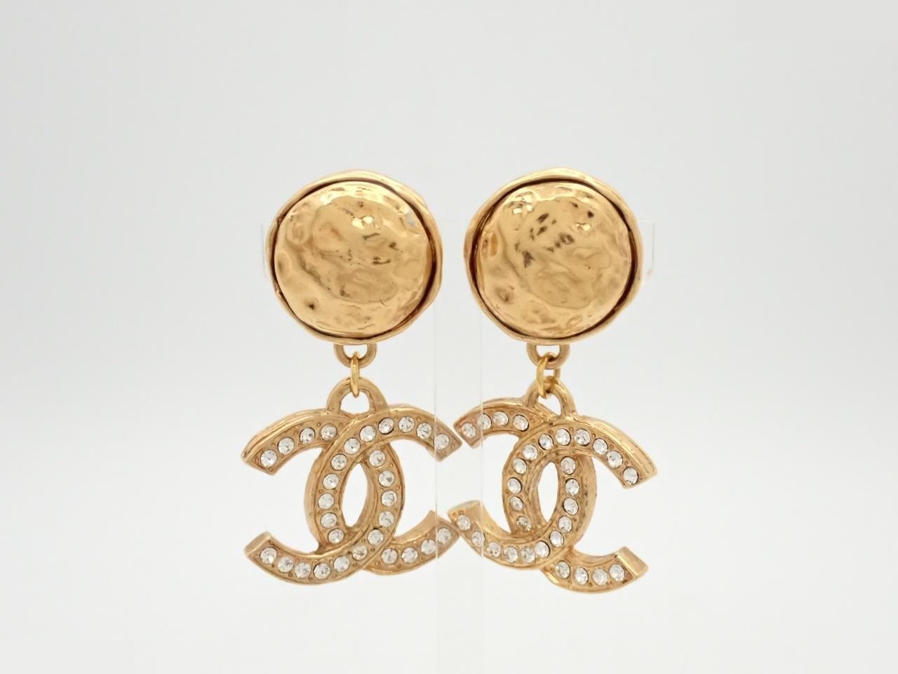 Coco Mark Rhinestone Swing Earrings