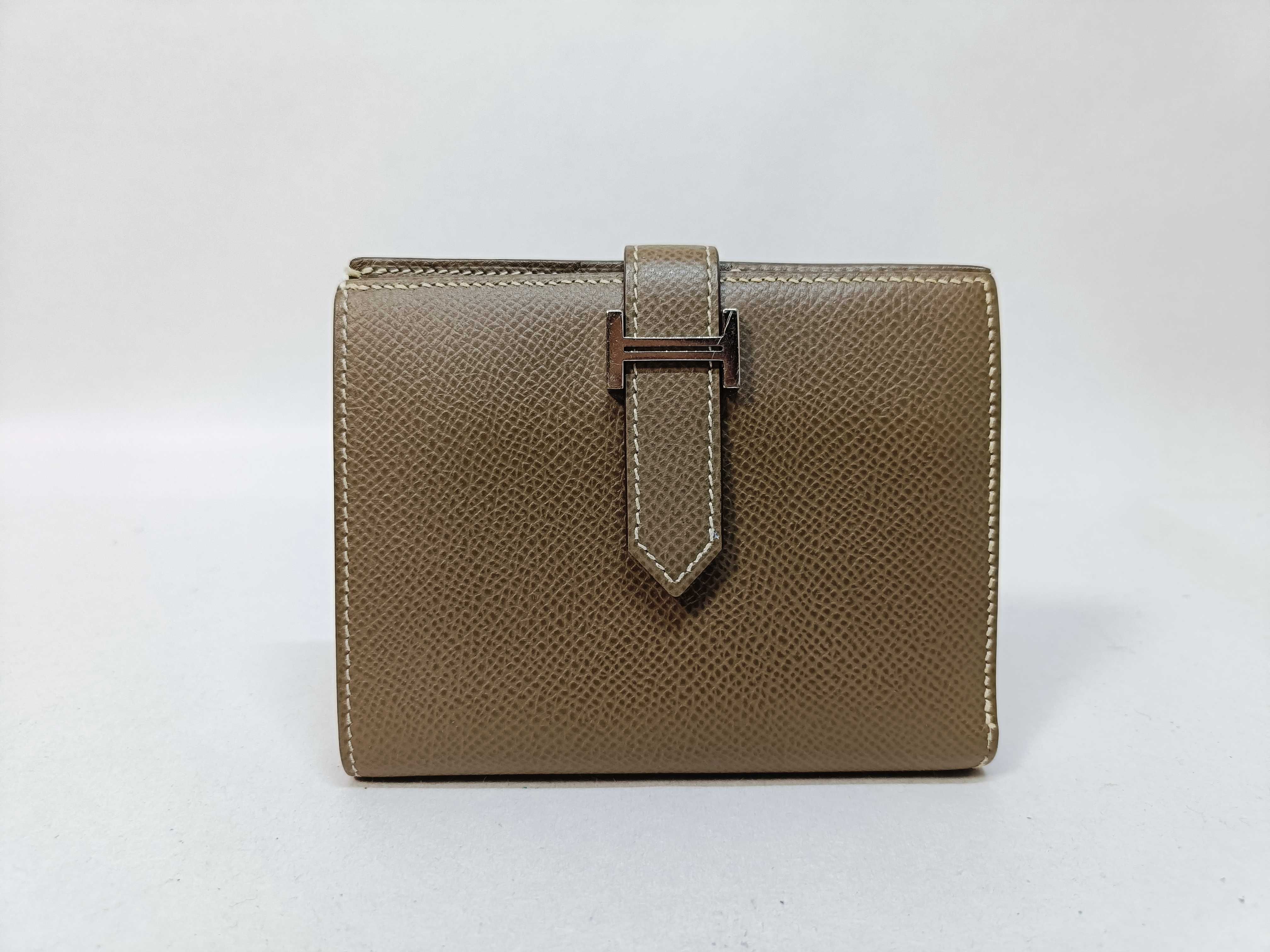 Bearn Compact Wallet, Y stamp, Etoupe