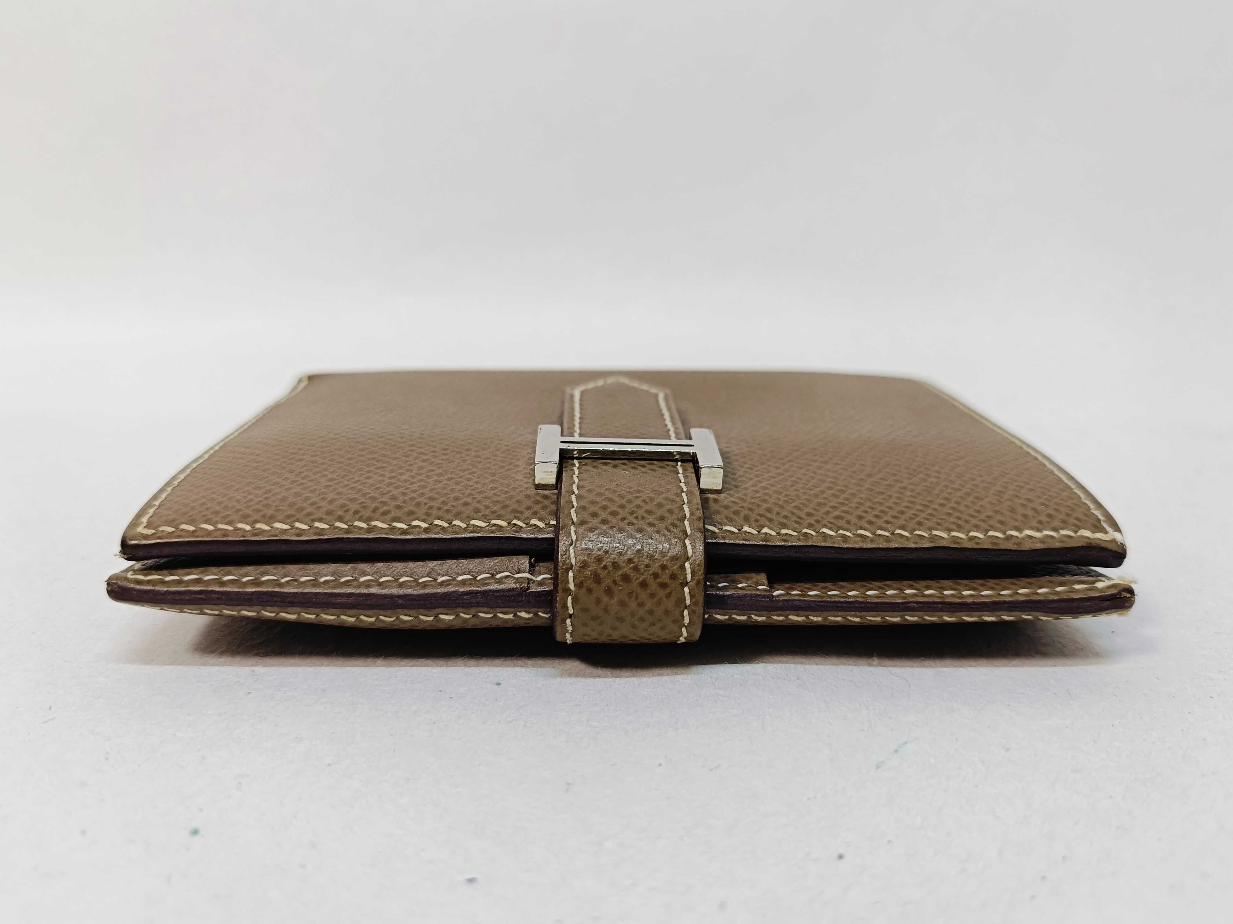 Bearn Compact Wallet, Y stamp, Etoupe — view 6