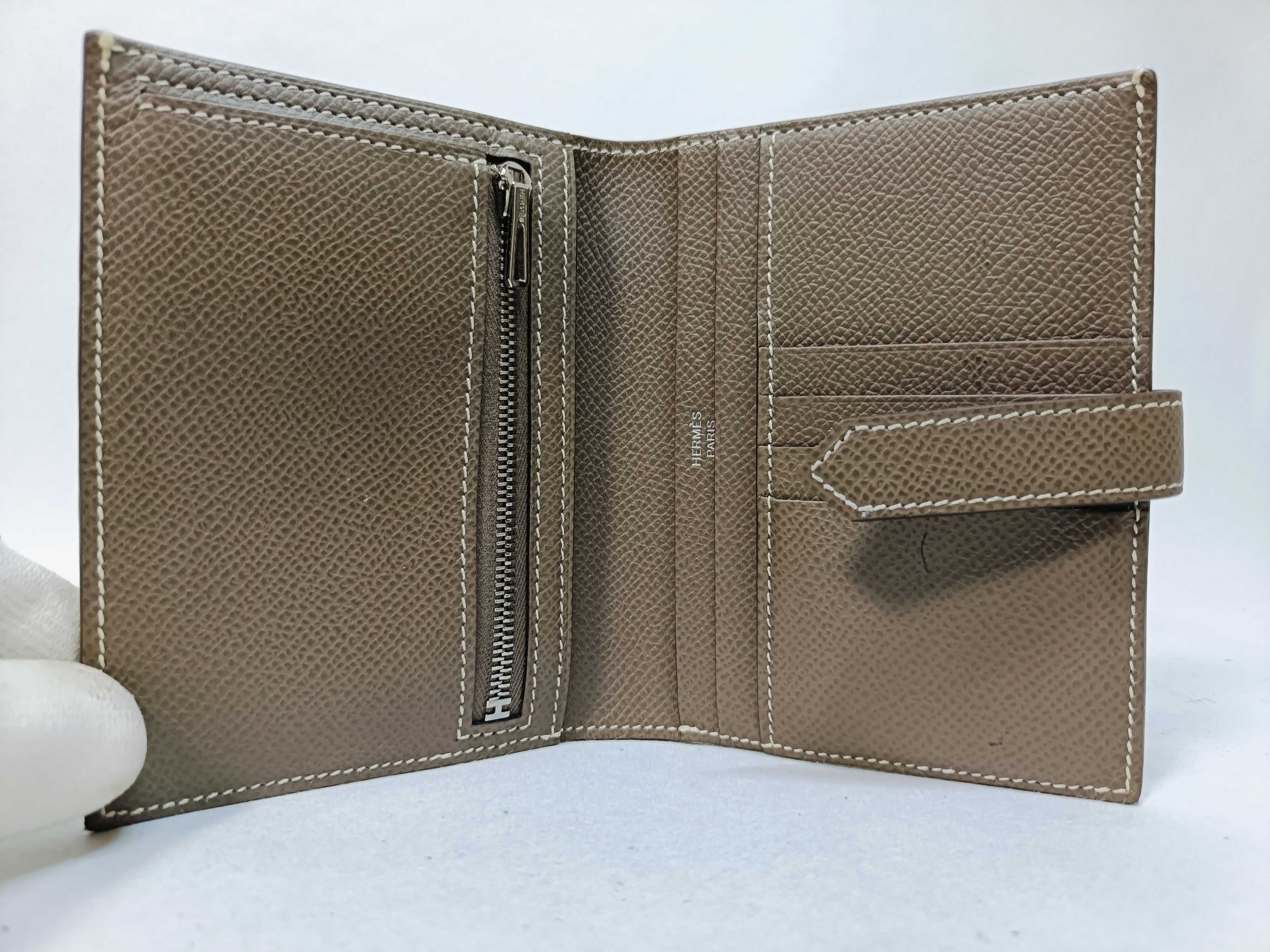 Bearn Compact Wallet, Y stamp, Etoupe — view 8