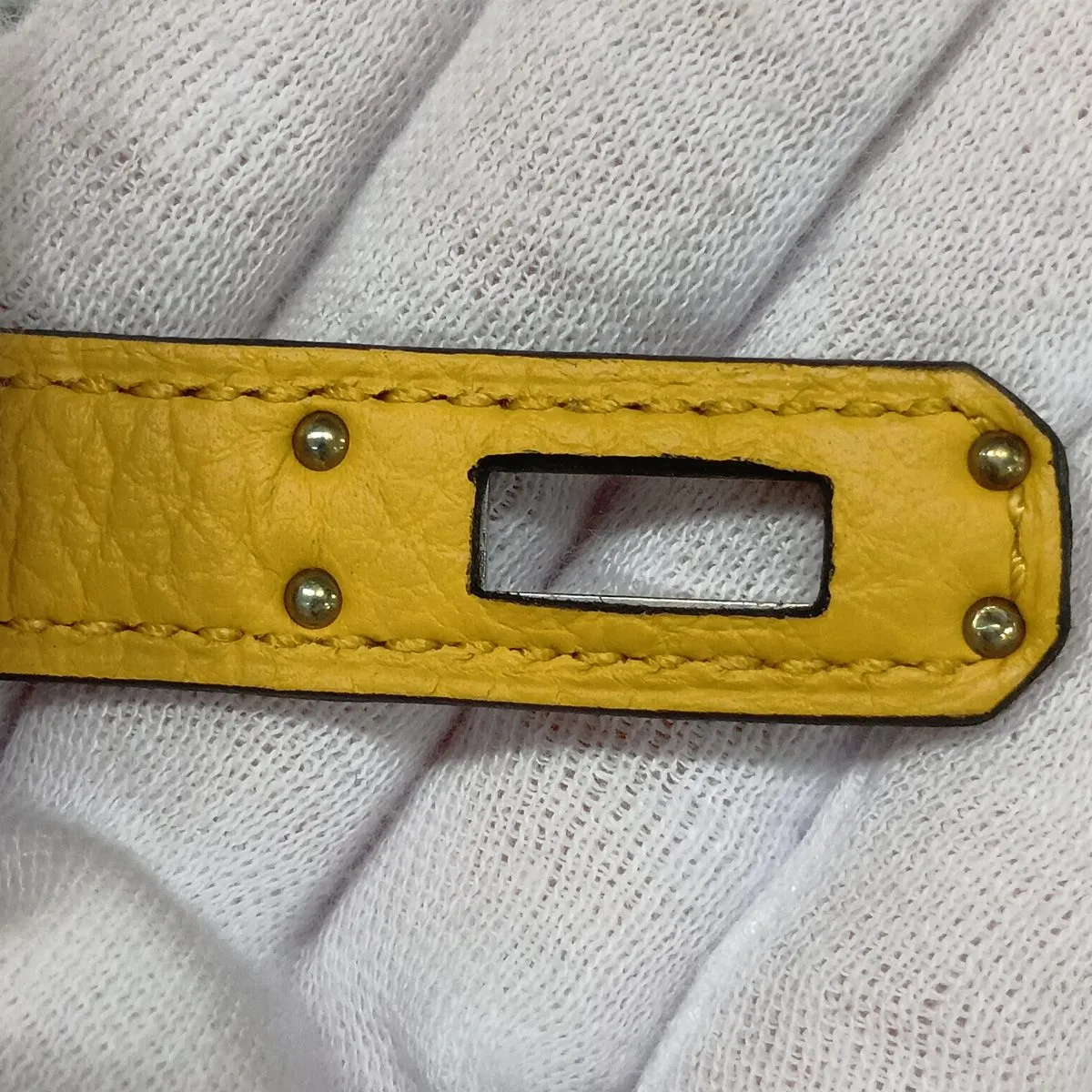 [Individually packaged] Hermes Birkin 25 Retourne Togo Paille Silver Hardware G: 2026 — view 13
