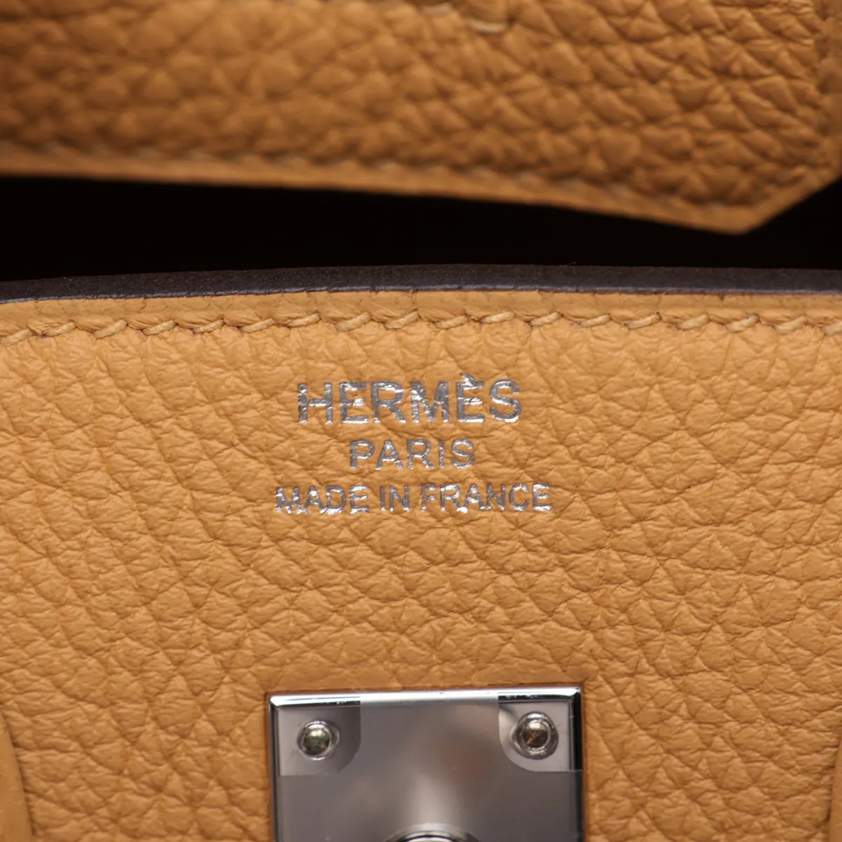 [Individually packaged] Hermes Birkin 25 Retourne Togo Paille Silver Hardware G: 2026 — view 10