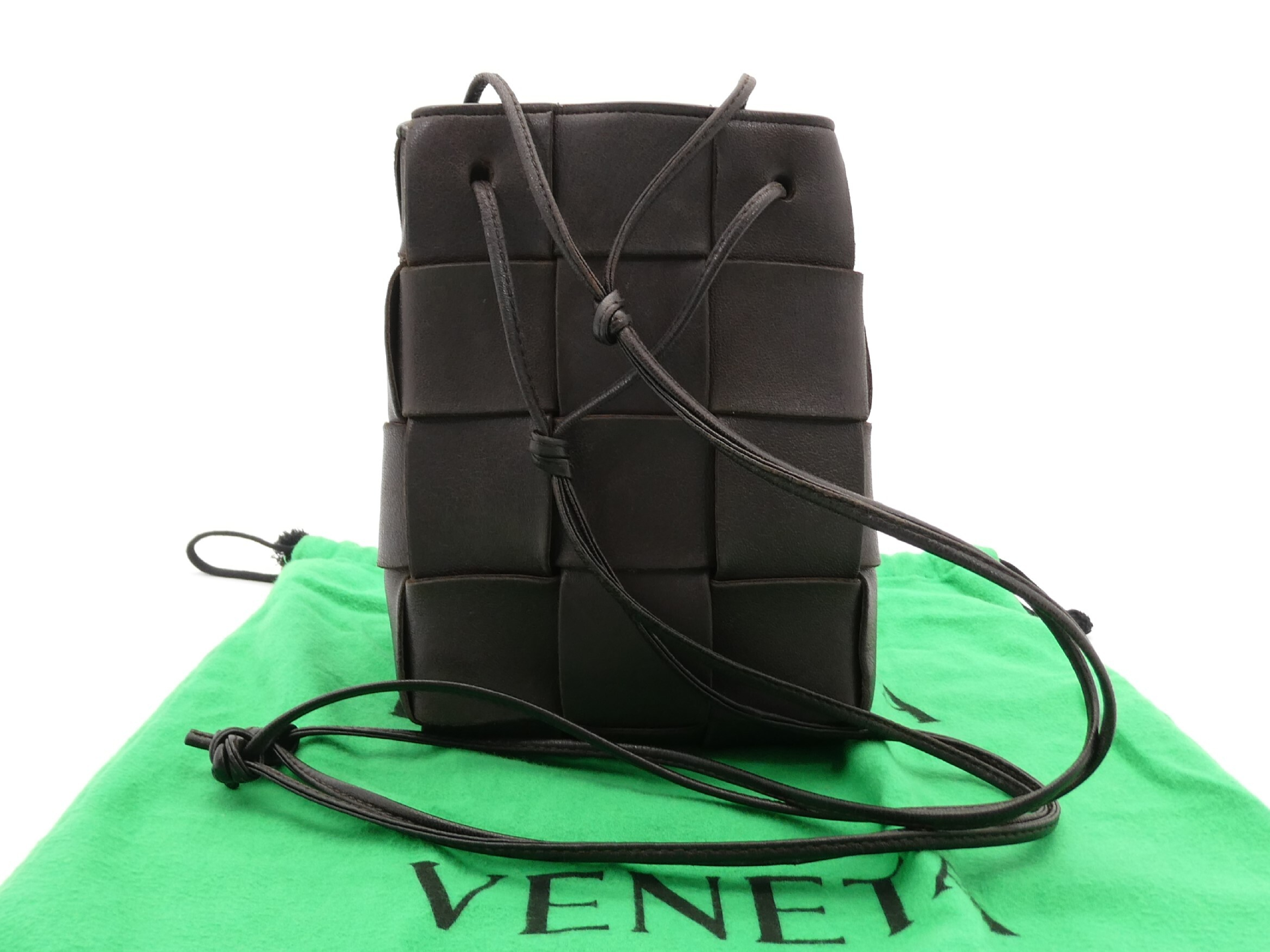 Intrecciato Leather Shoulder Bag