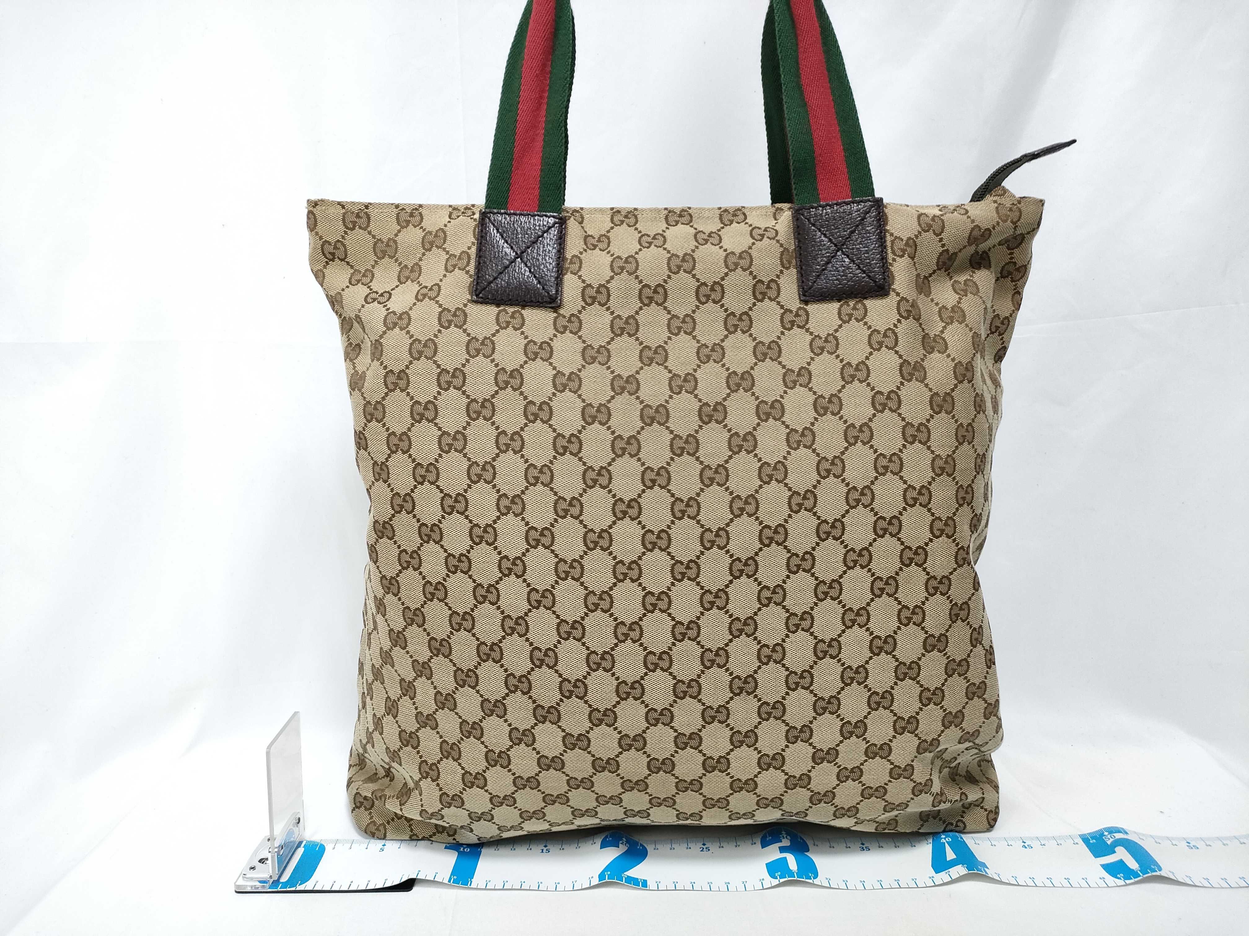 Sherry Tote Bag GG Canvas Leather 131233 506631 Beige Tote Bag — view 2