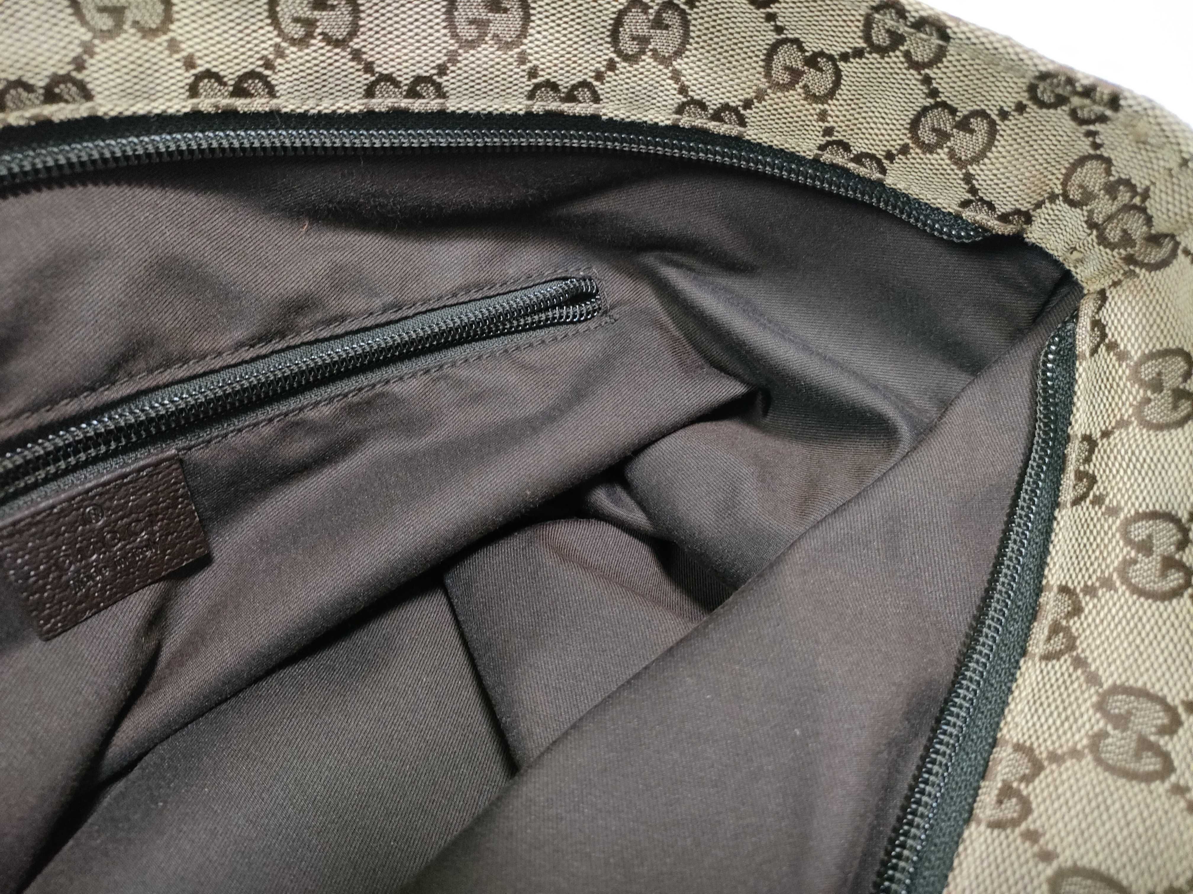 Sherry Tote Bag GG Canvas Leather 131233 506631 Beige Tote Bag — view 13
