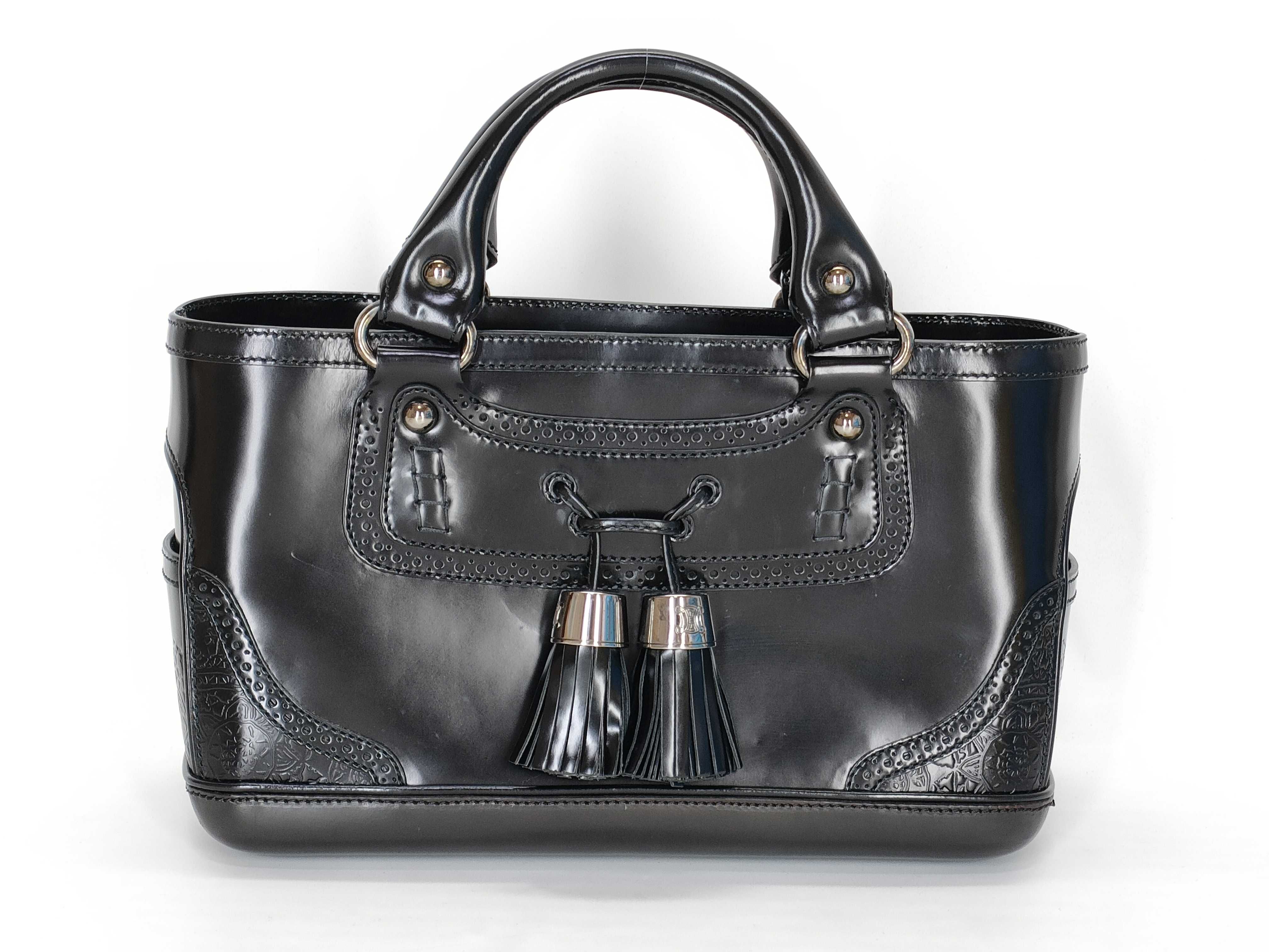 Boogie Bag Patent Leather Black Handbag