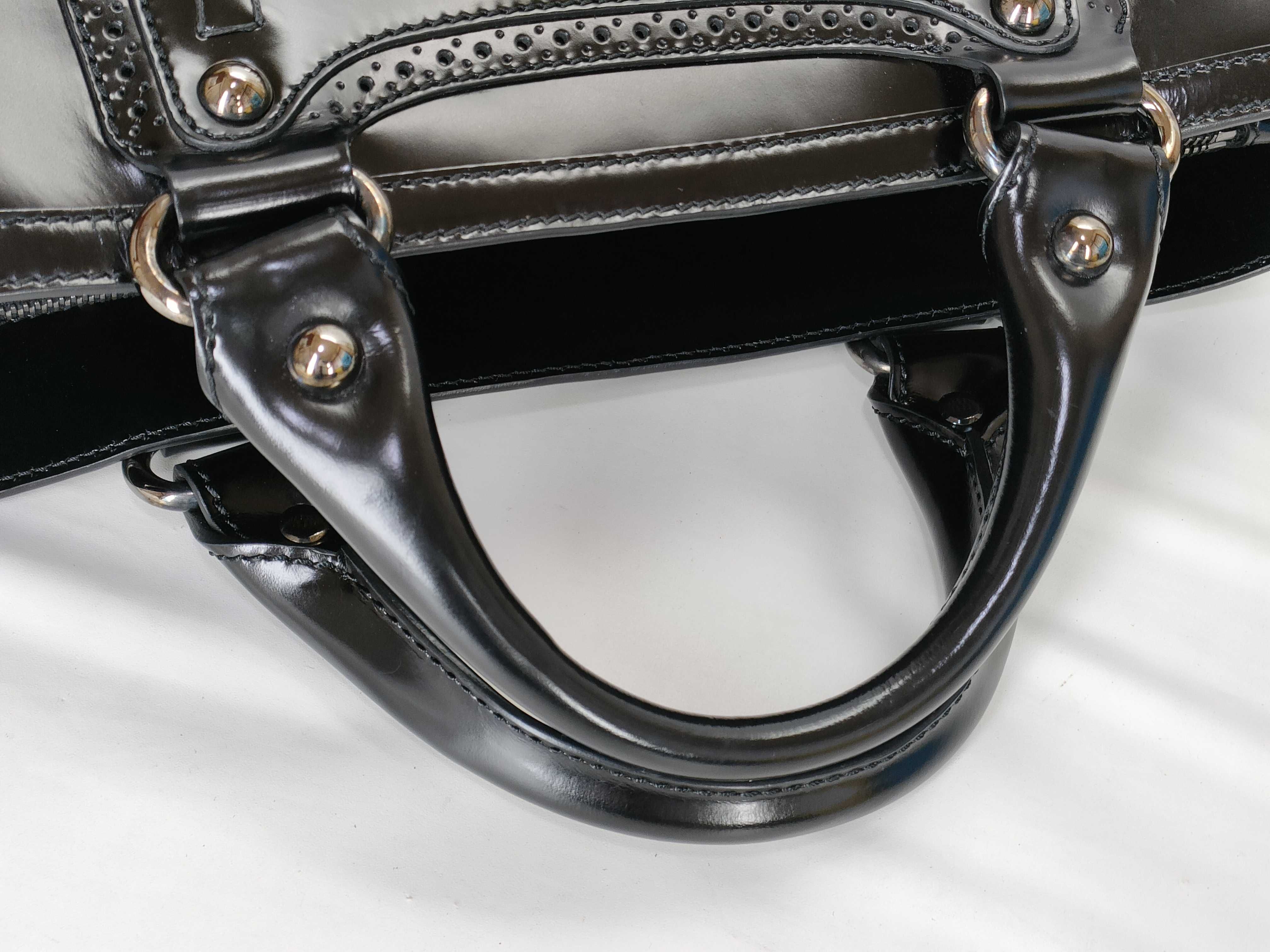 Boogie Bag Patent Leather Black Handbag — view 3