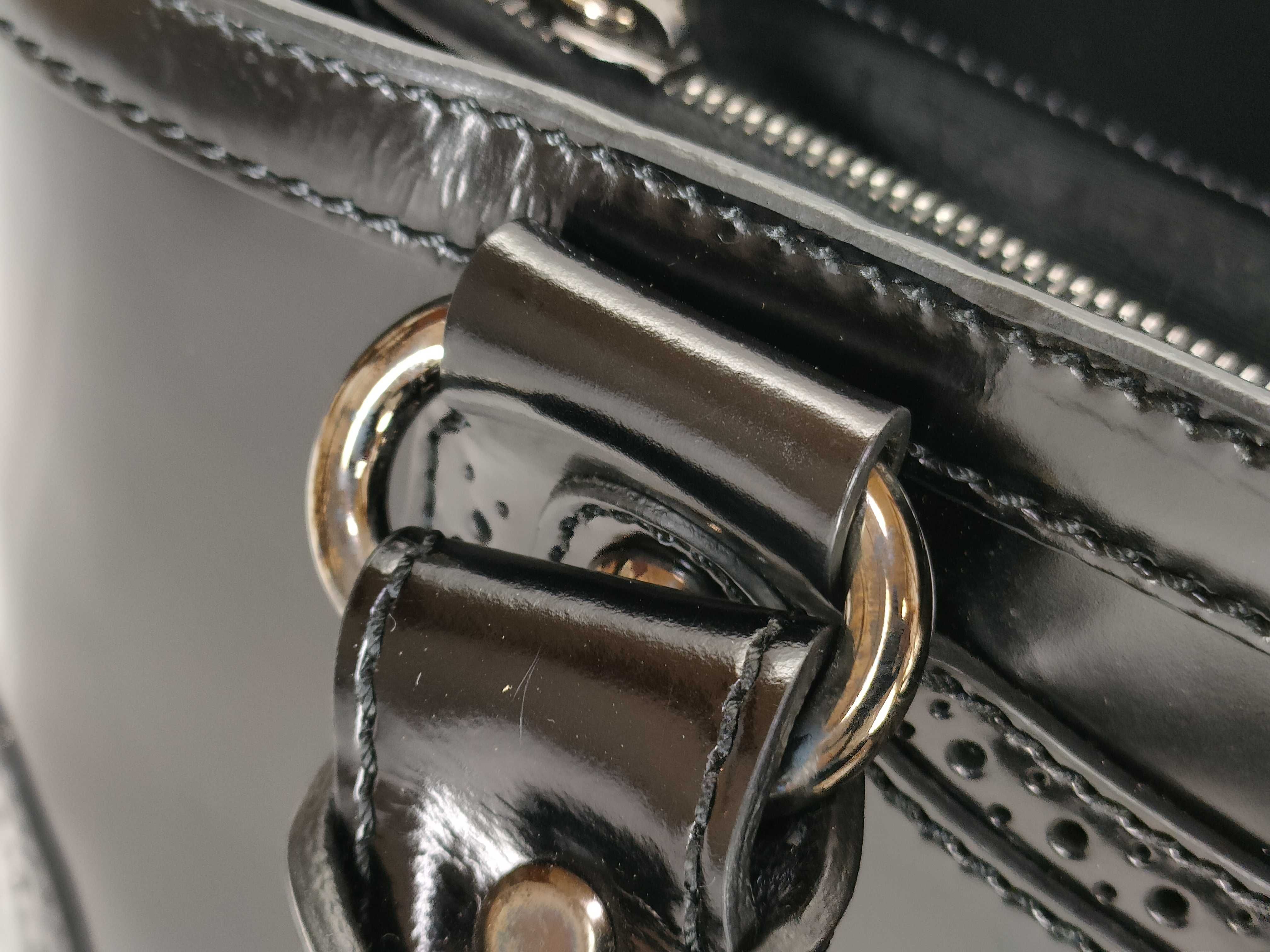 Boogie Bag Patent Leather Black Handbag — view 5