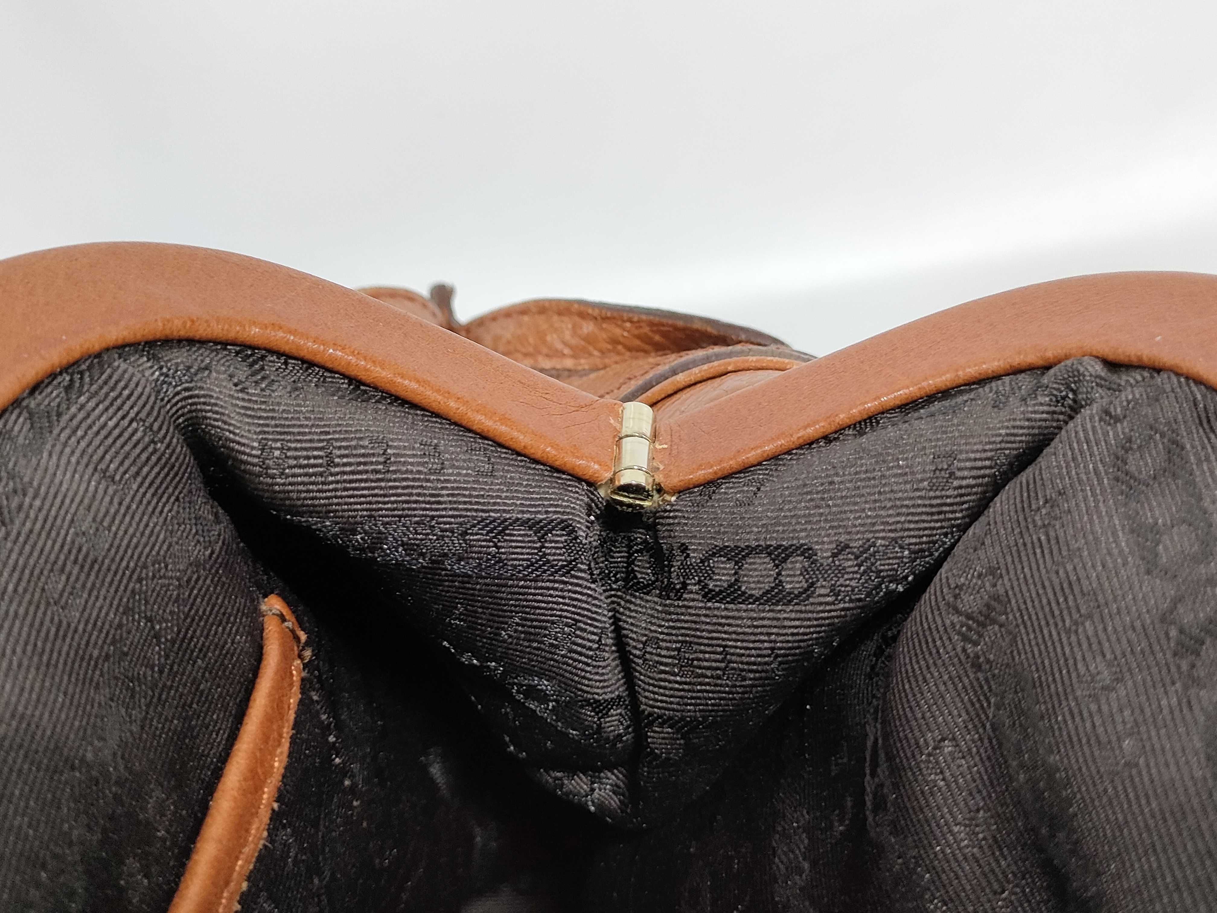 Leather Handbag with Clasp — view 14